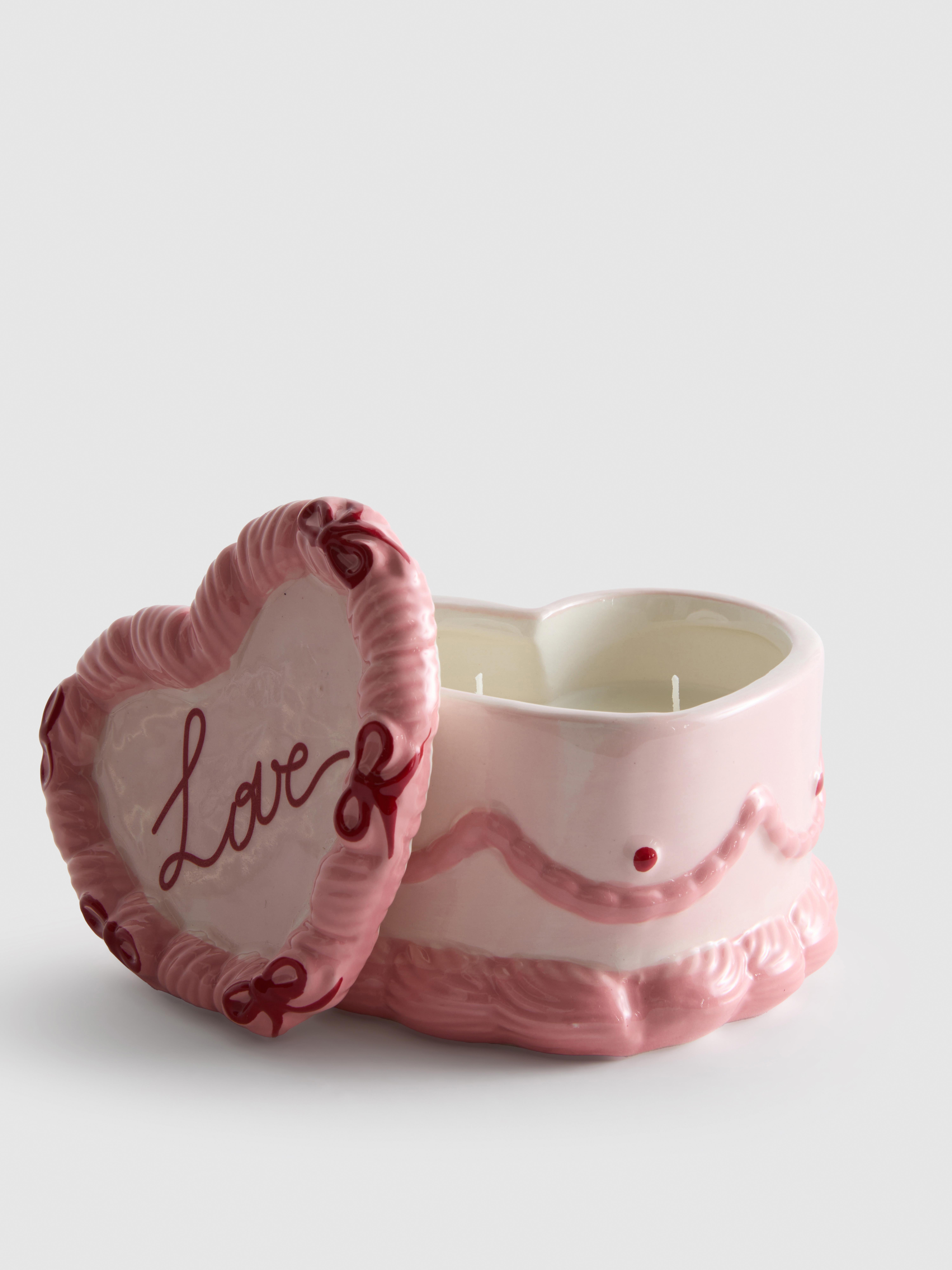 Vela perfumada recipiente forma bolo