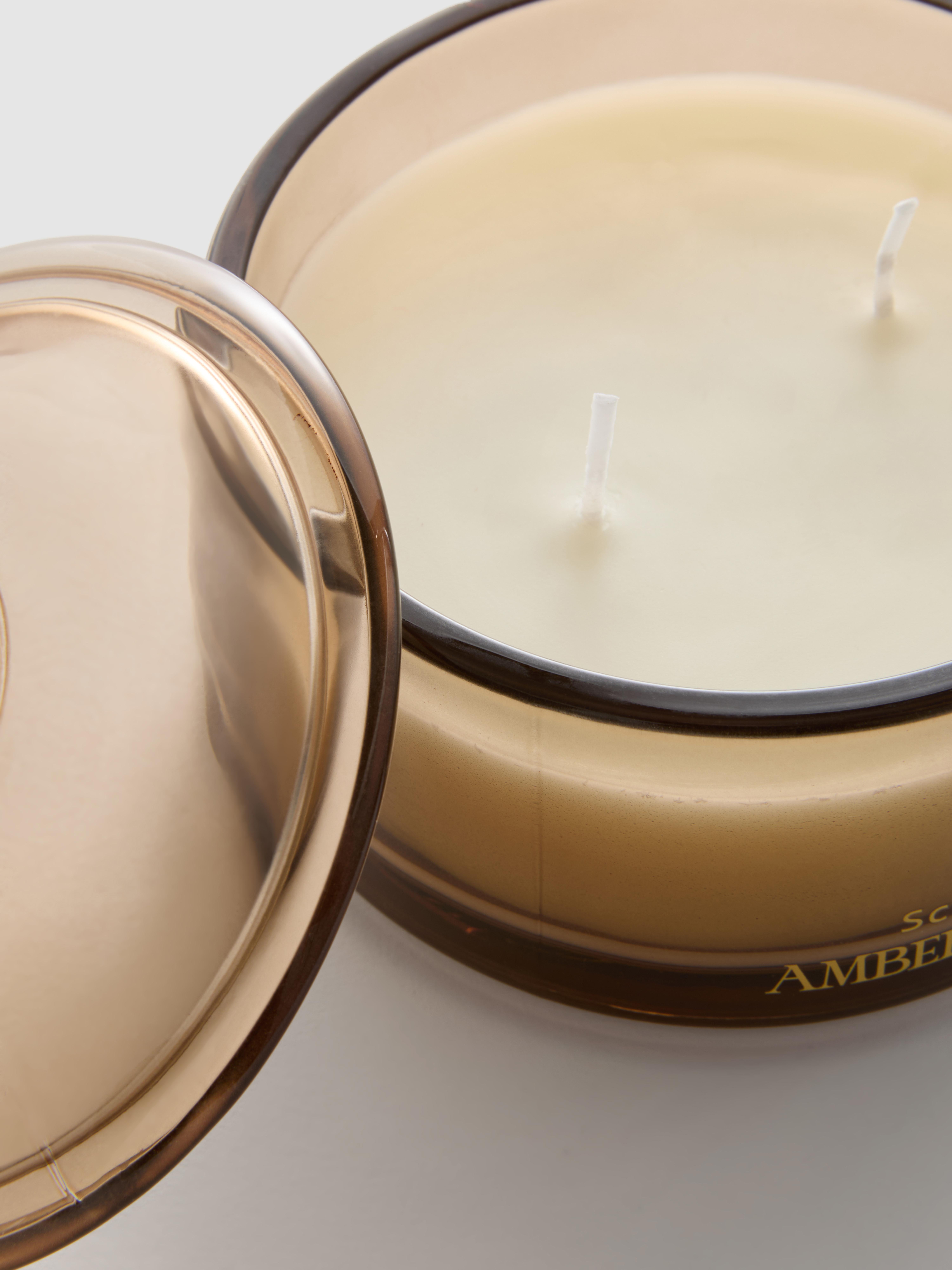 Scented Two-Wick Candle In Glass Jar
