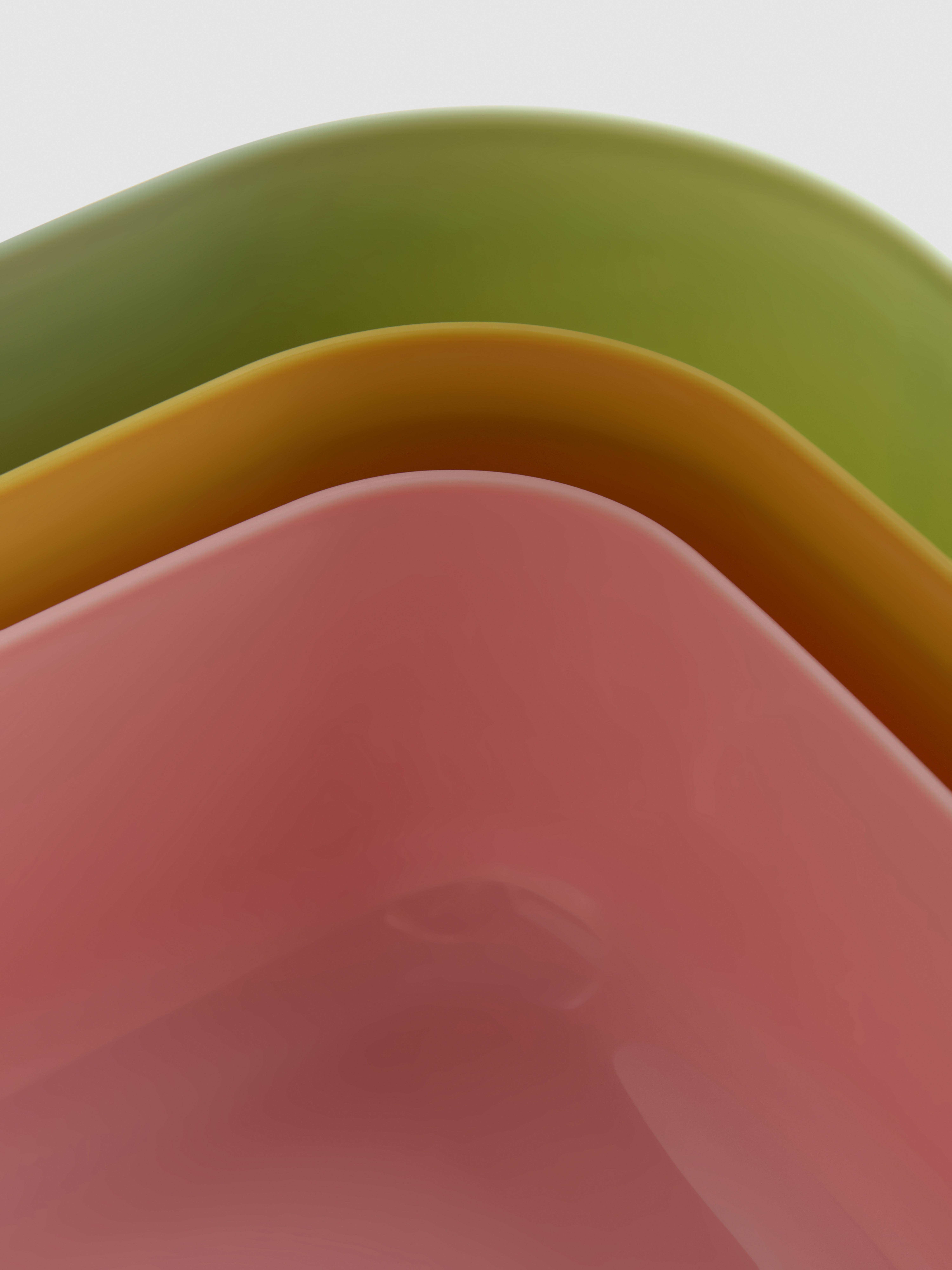 3 úložné kelímky na potraviny s víkem