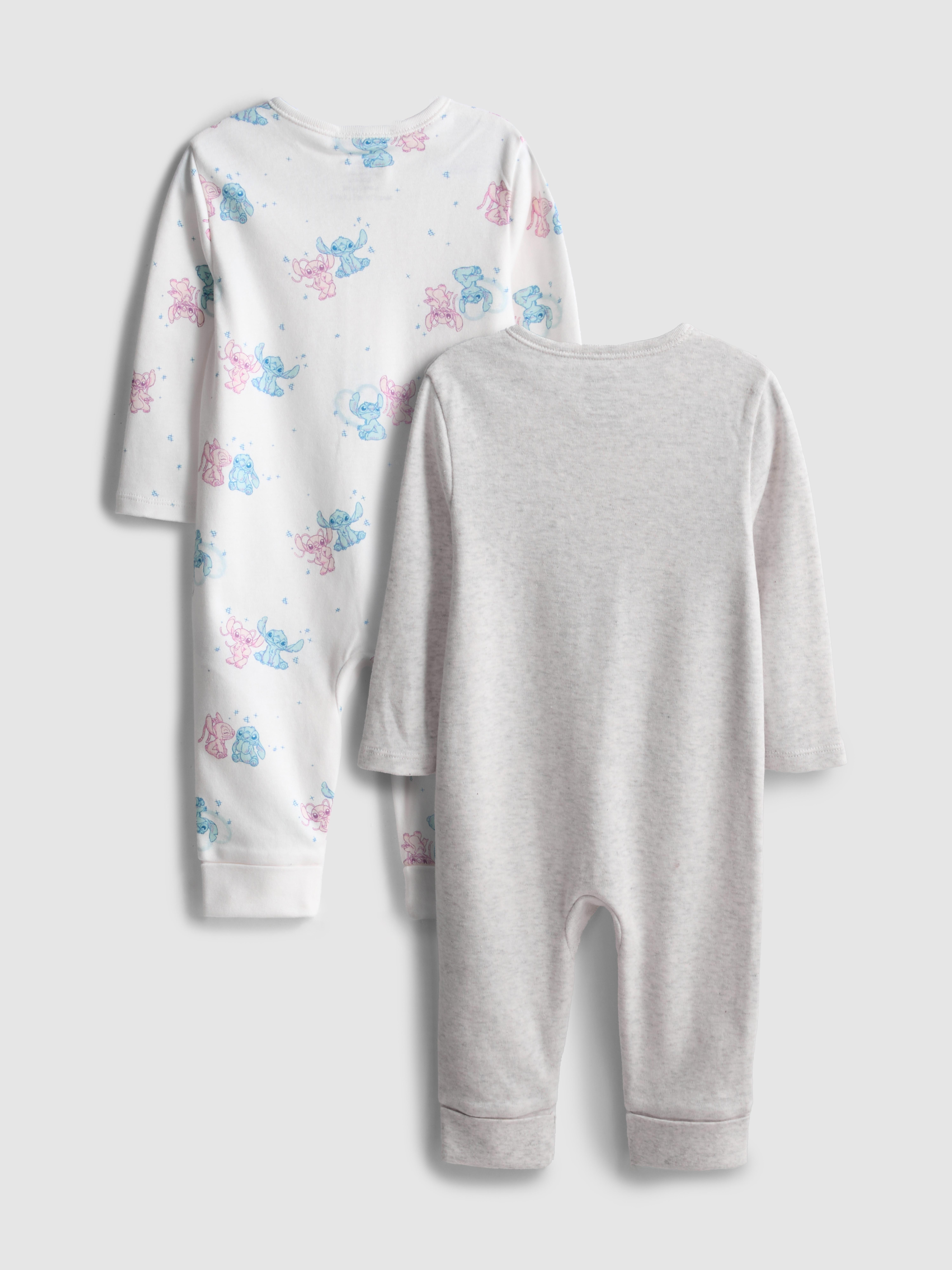 0-24mths | 2pk Disney’s Stitch Zip-Up Onesies