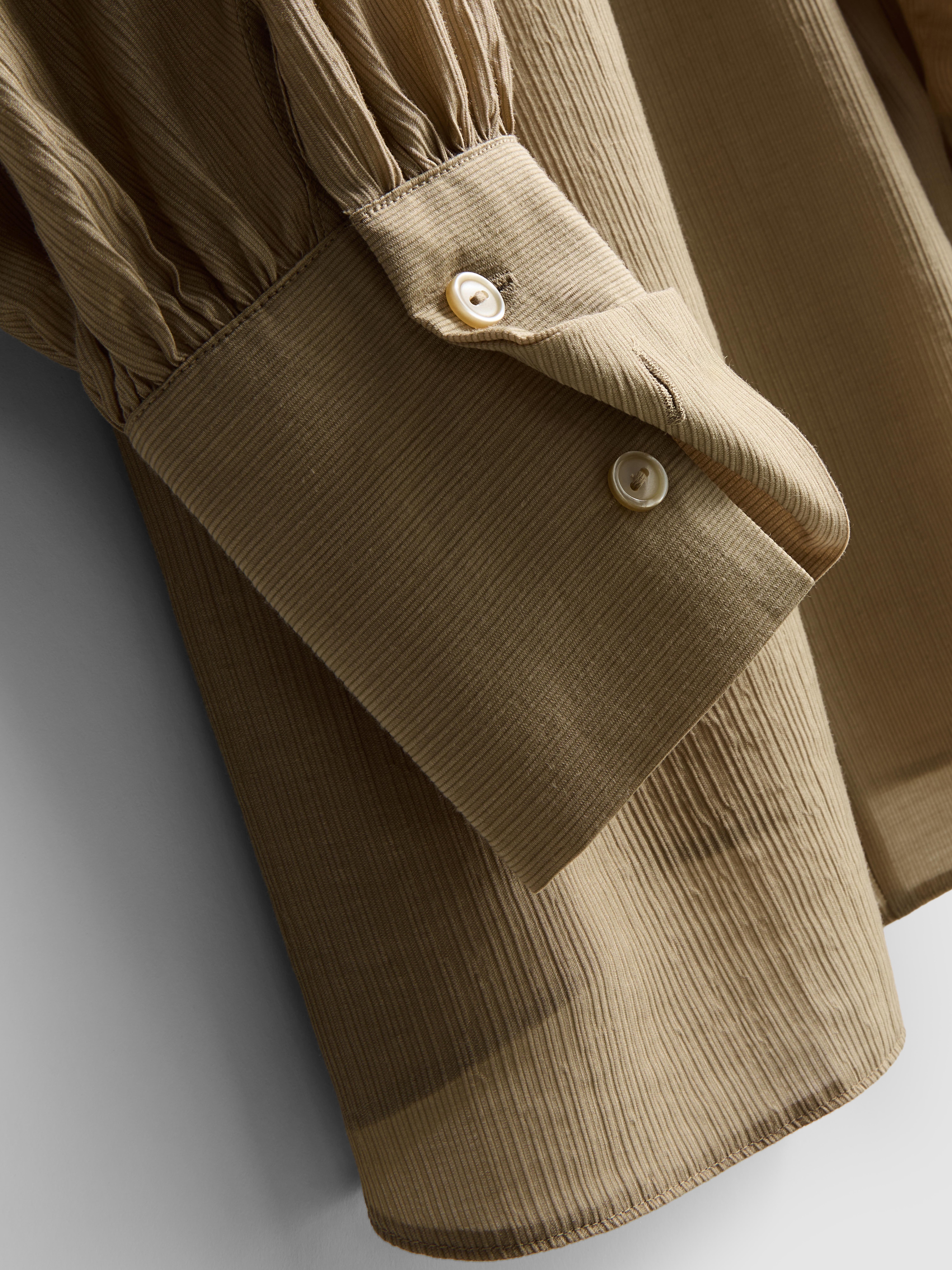 Tie Neck Shimmer Blouse