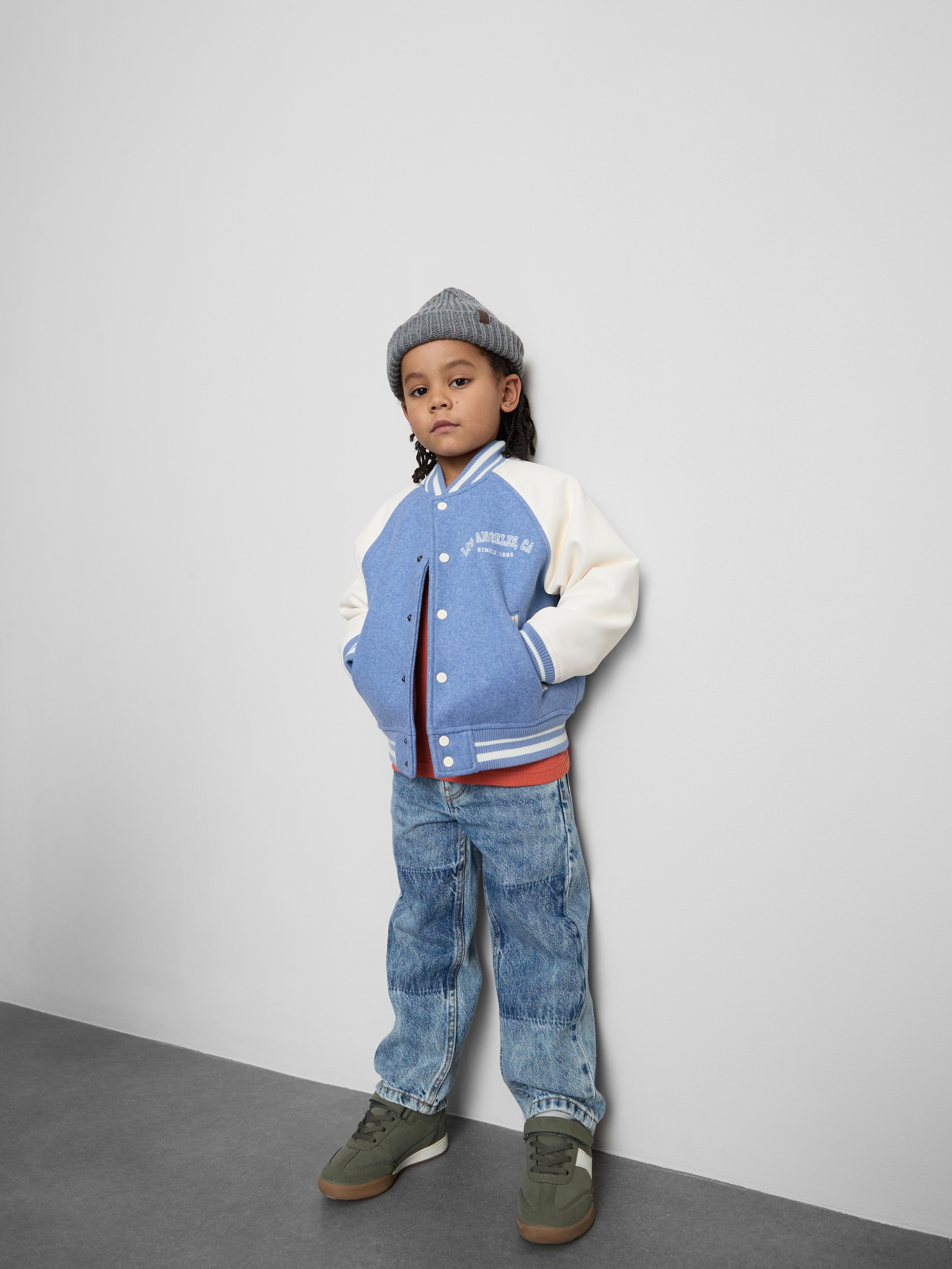 1.5-8yrs | Embroidered Bomber Jacket