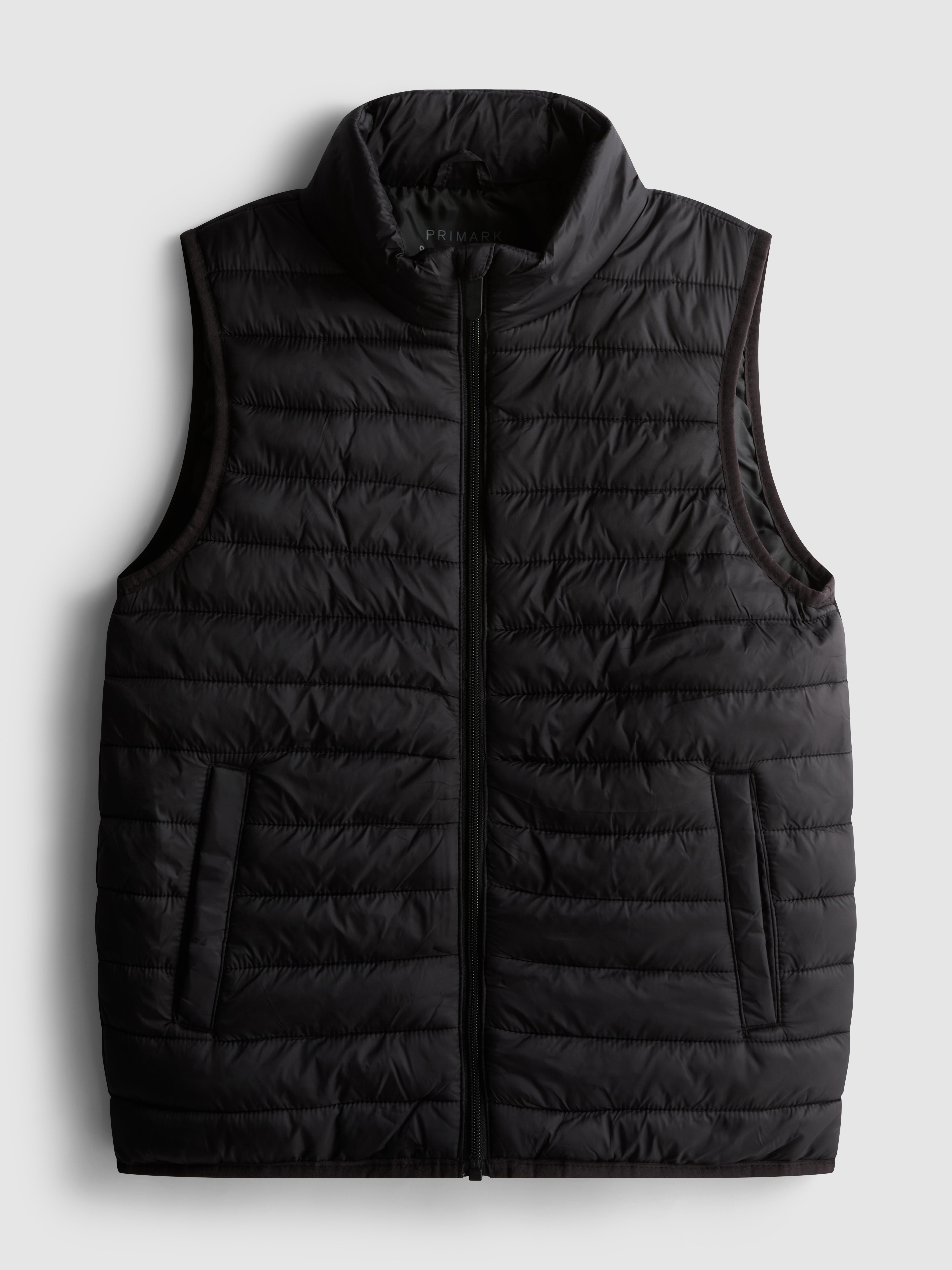 Boys Black 7-15yrs | Zip-Up Gilet