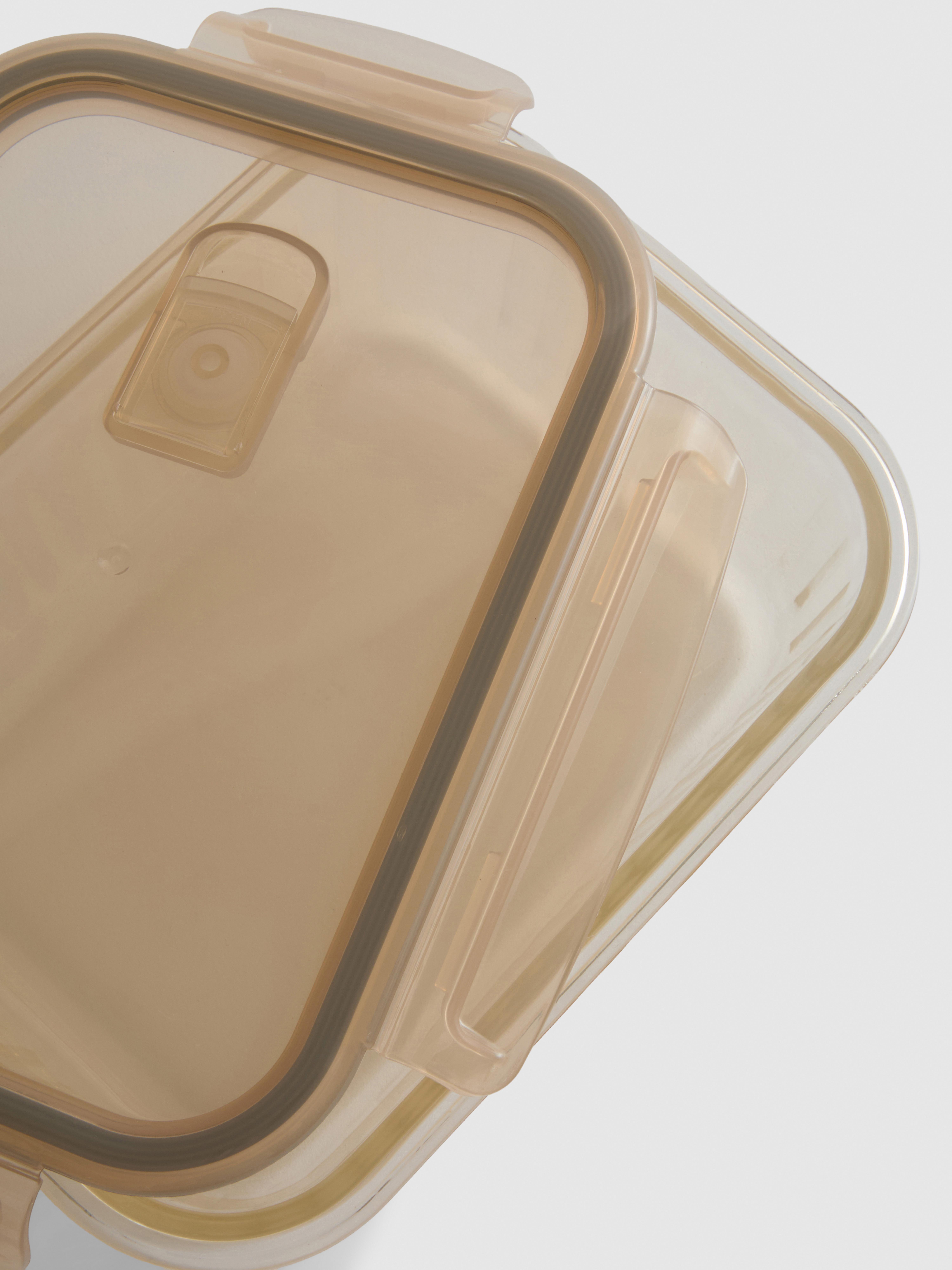 Frischhaltebox aus geriffeltem Glas