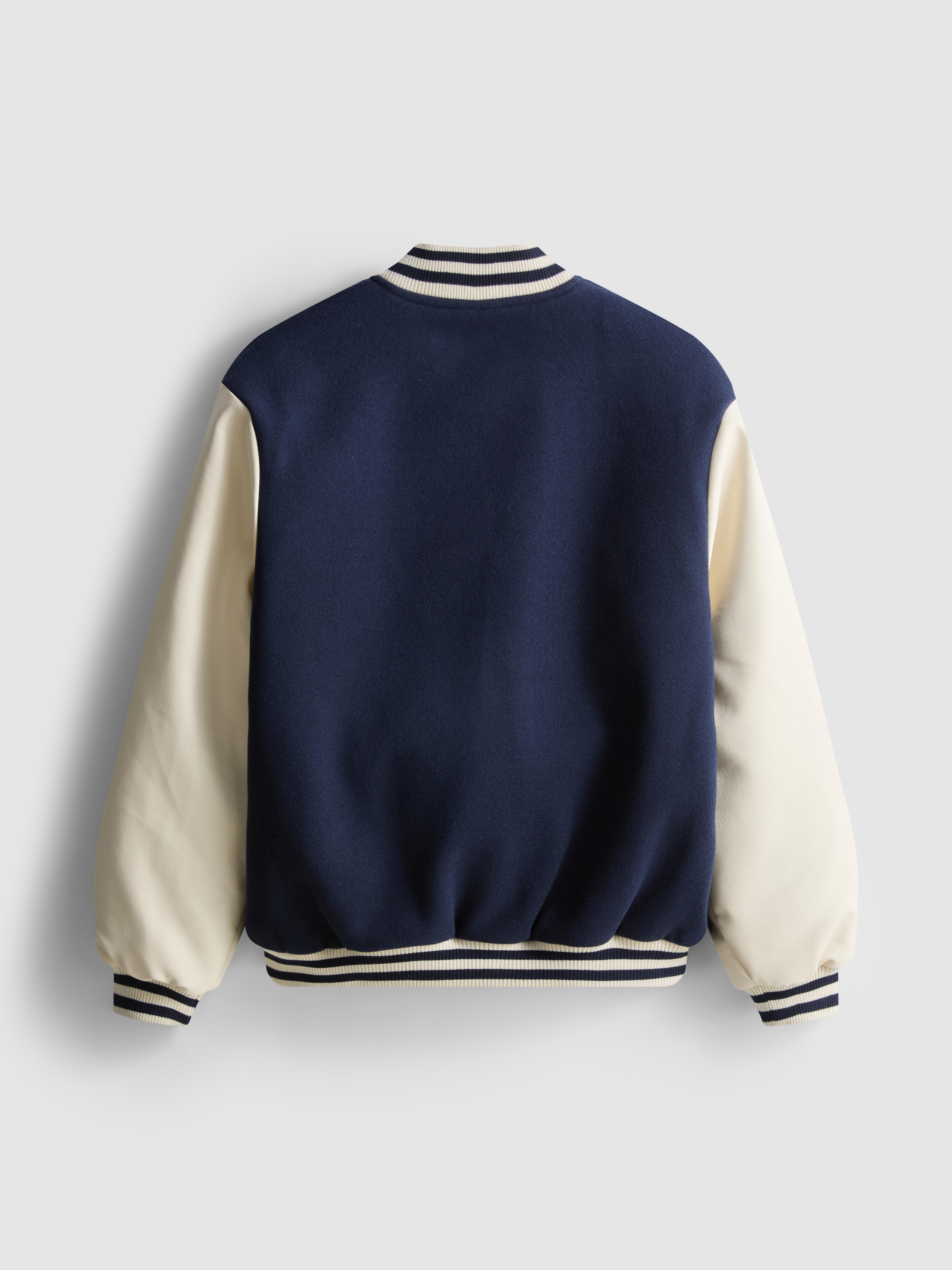 Boys Navy 7-15yrs | Varsity Bomber Jacket
