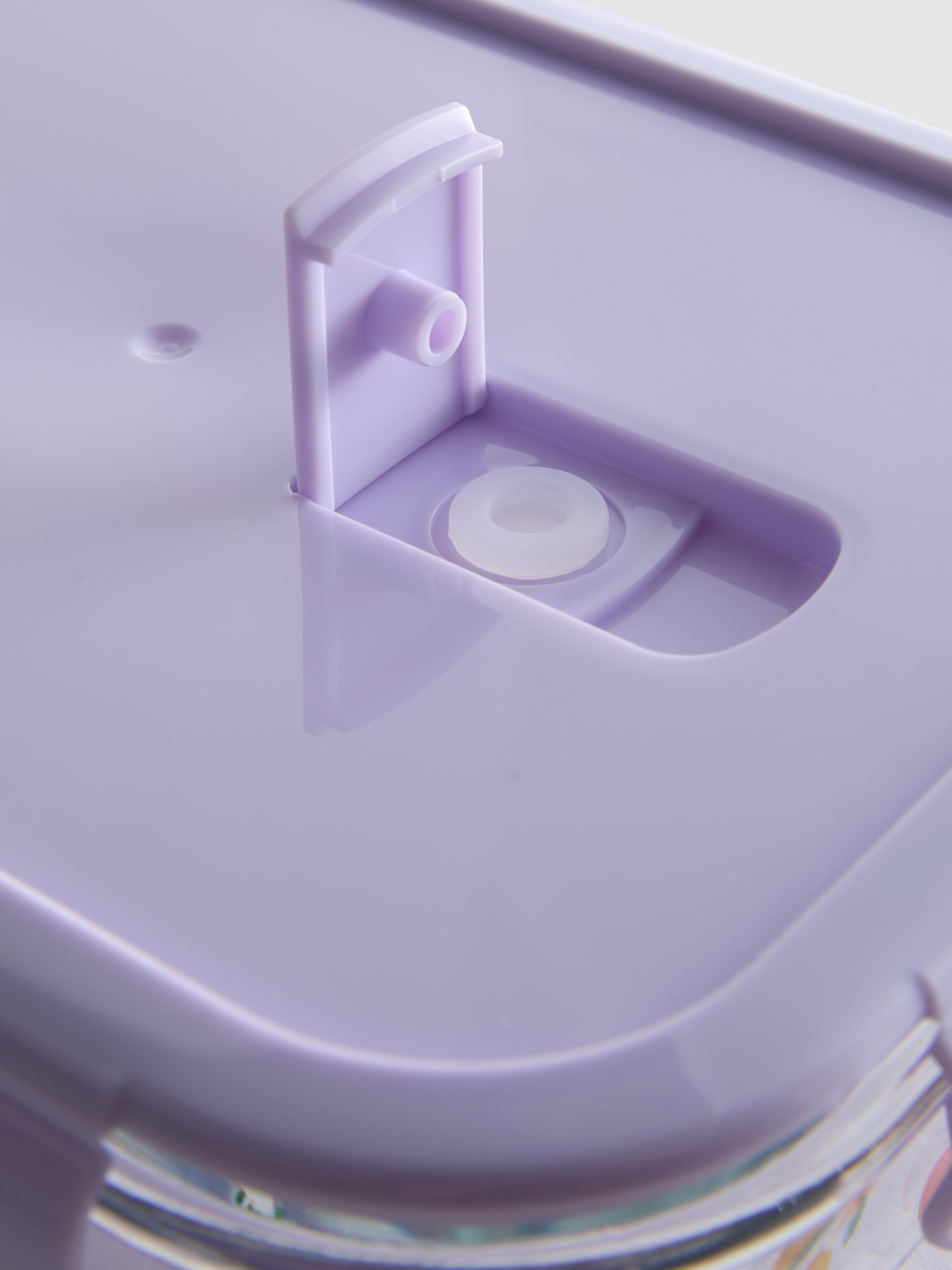 Récipient alimentaire en verre imprimé à couvercle