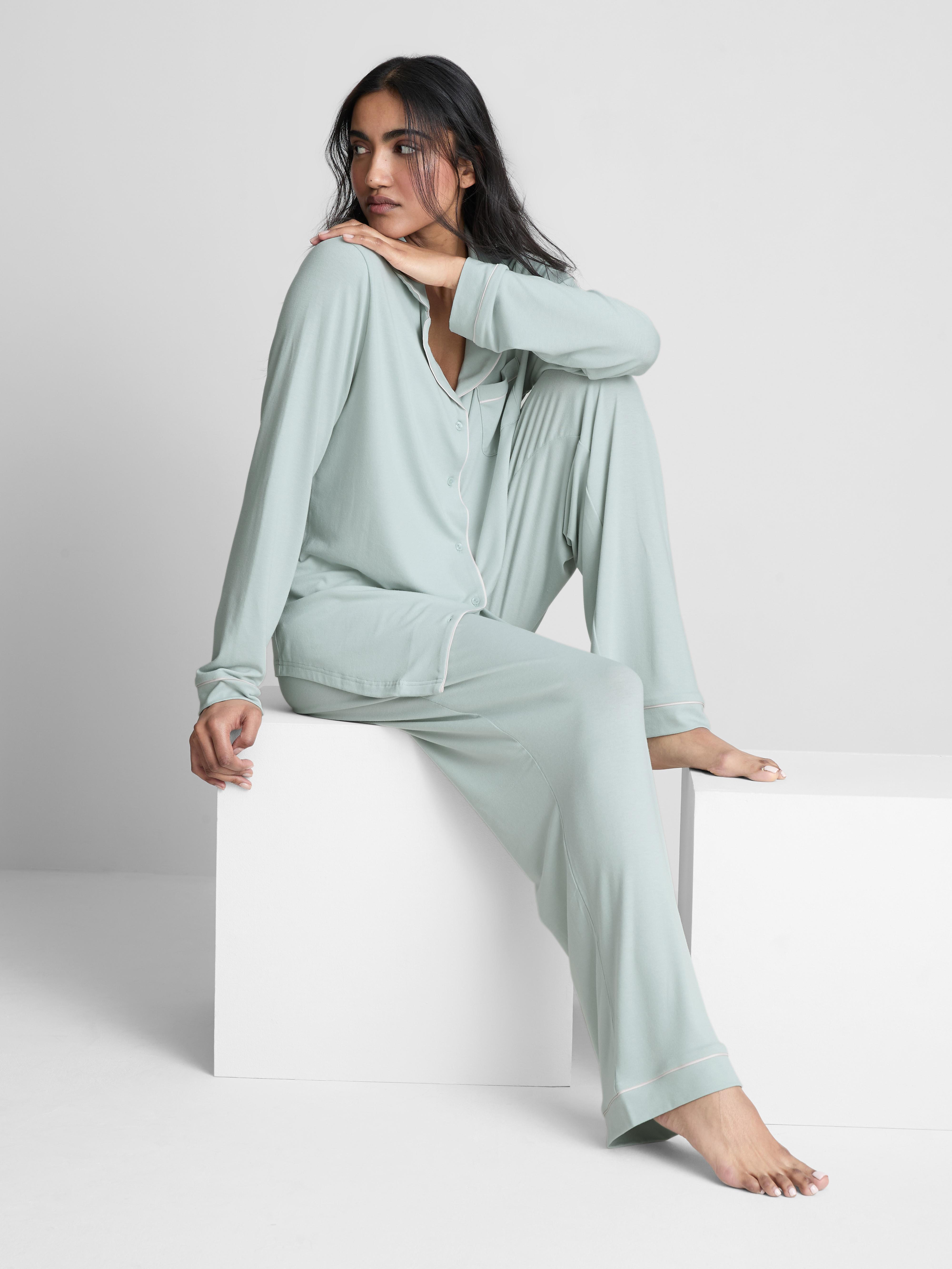 Dżersejowa piżama typu boyfriend