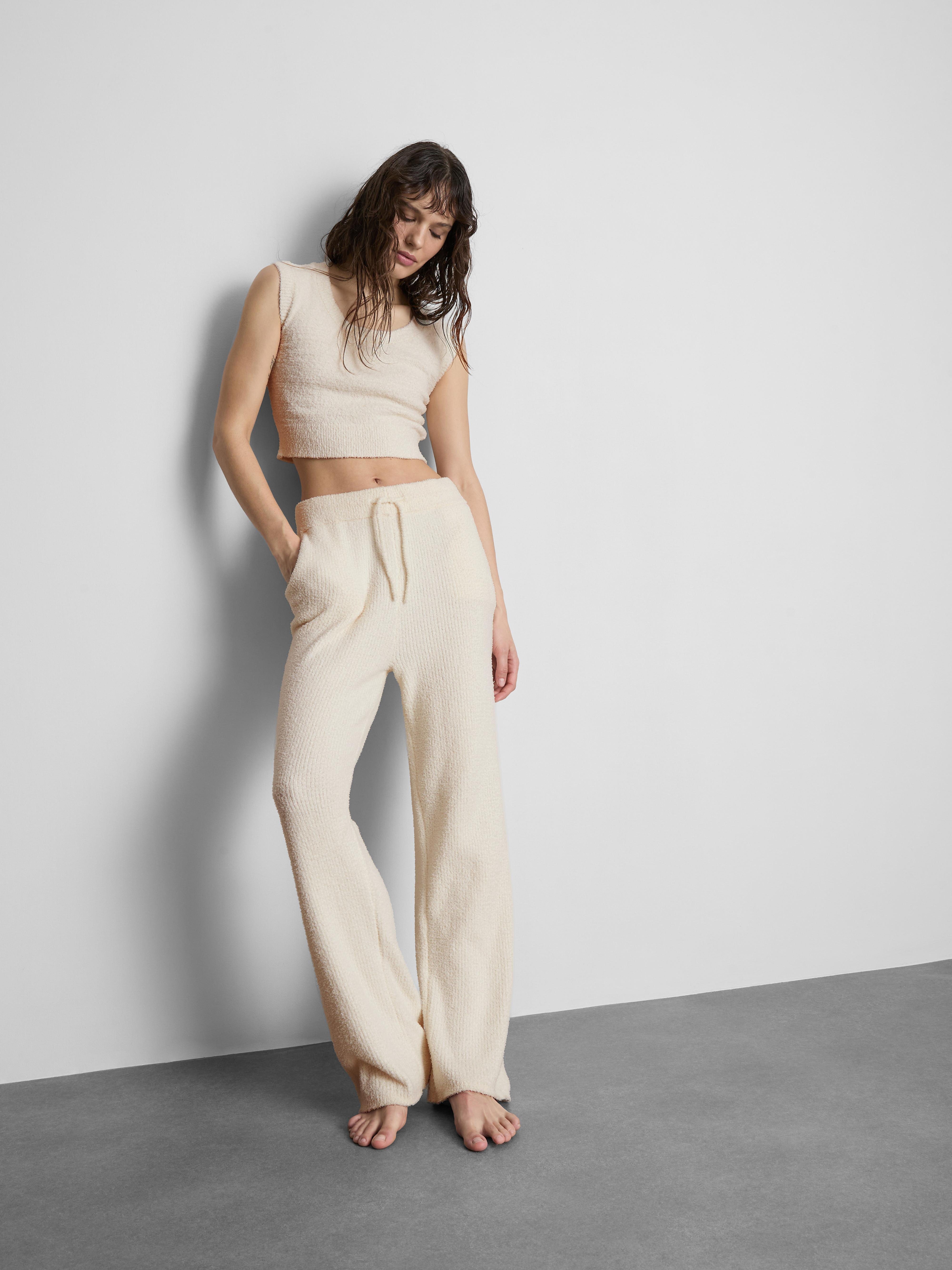 Women's Ivory Rita Ora Cozy Tank Top