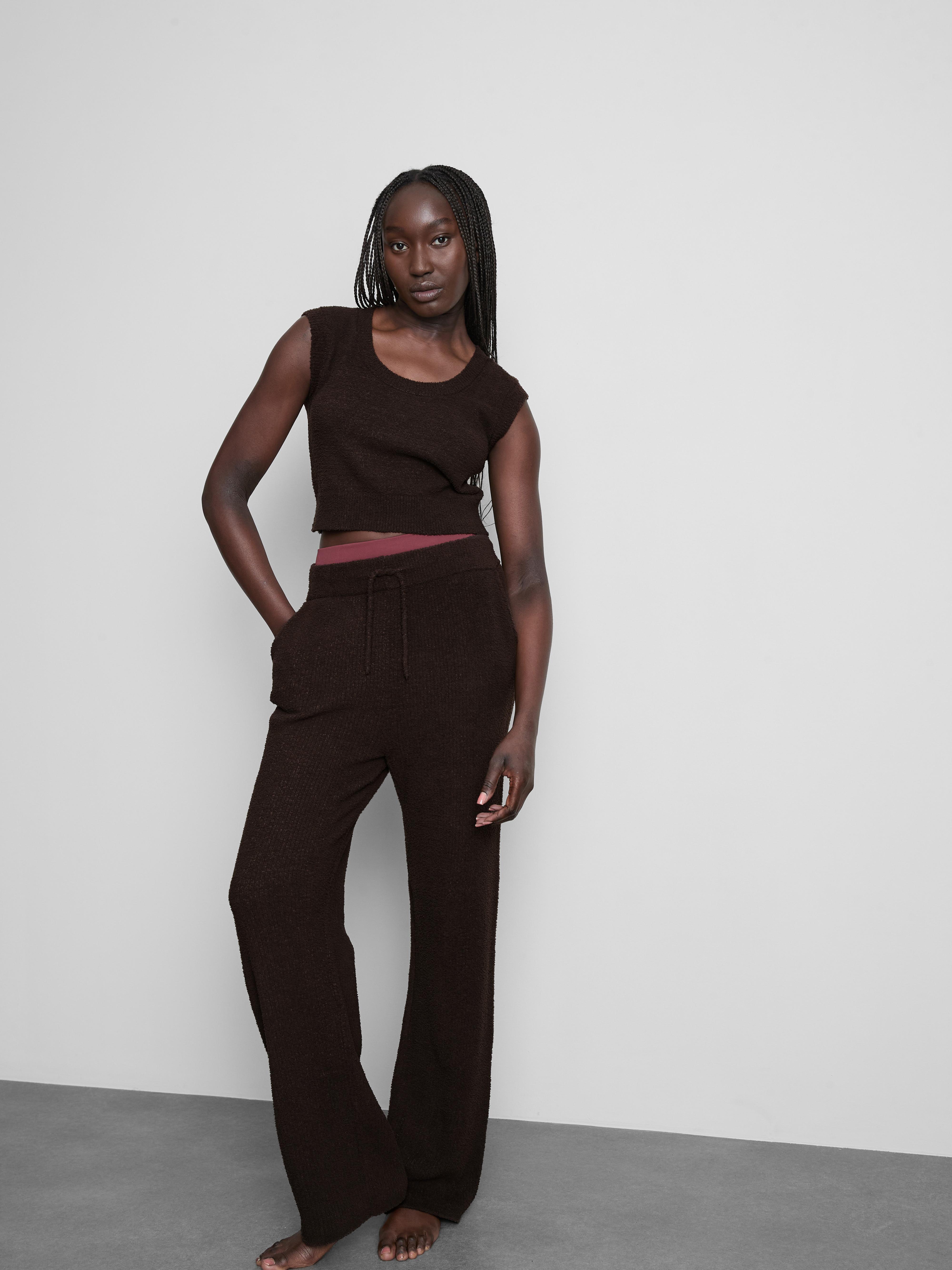 Women's Chocolate Rita Ora Cozy Tank Top