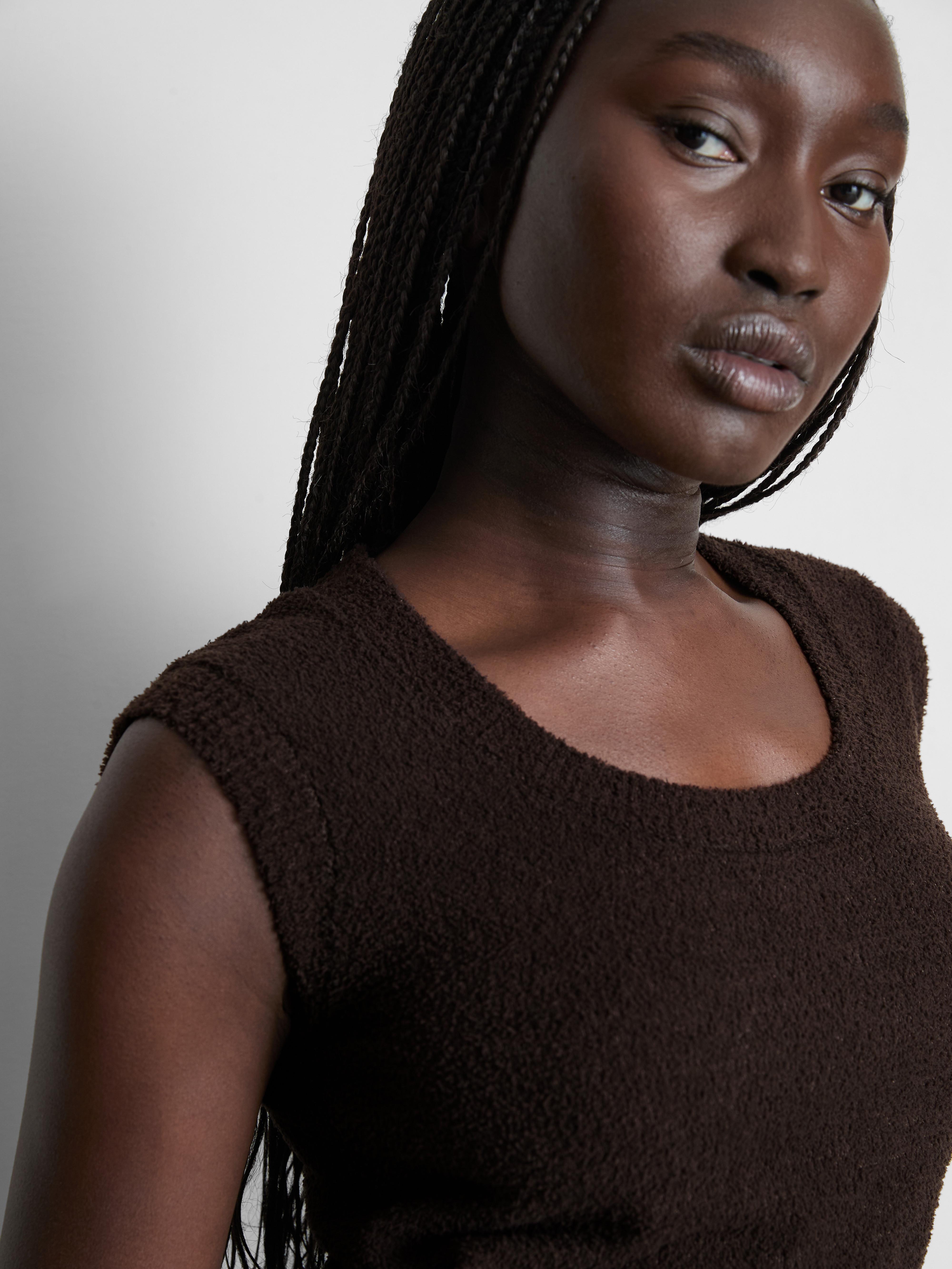 Women's Chocolate Rita Ora Cozy Tank Top