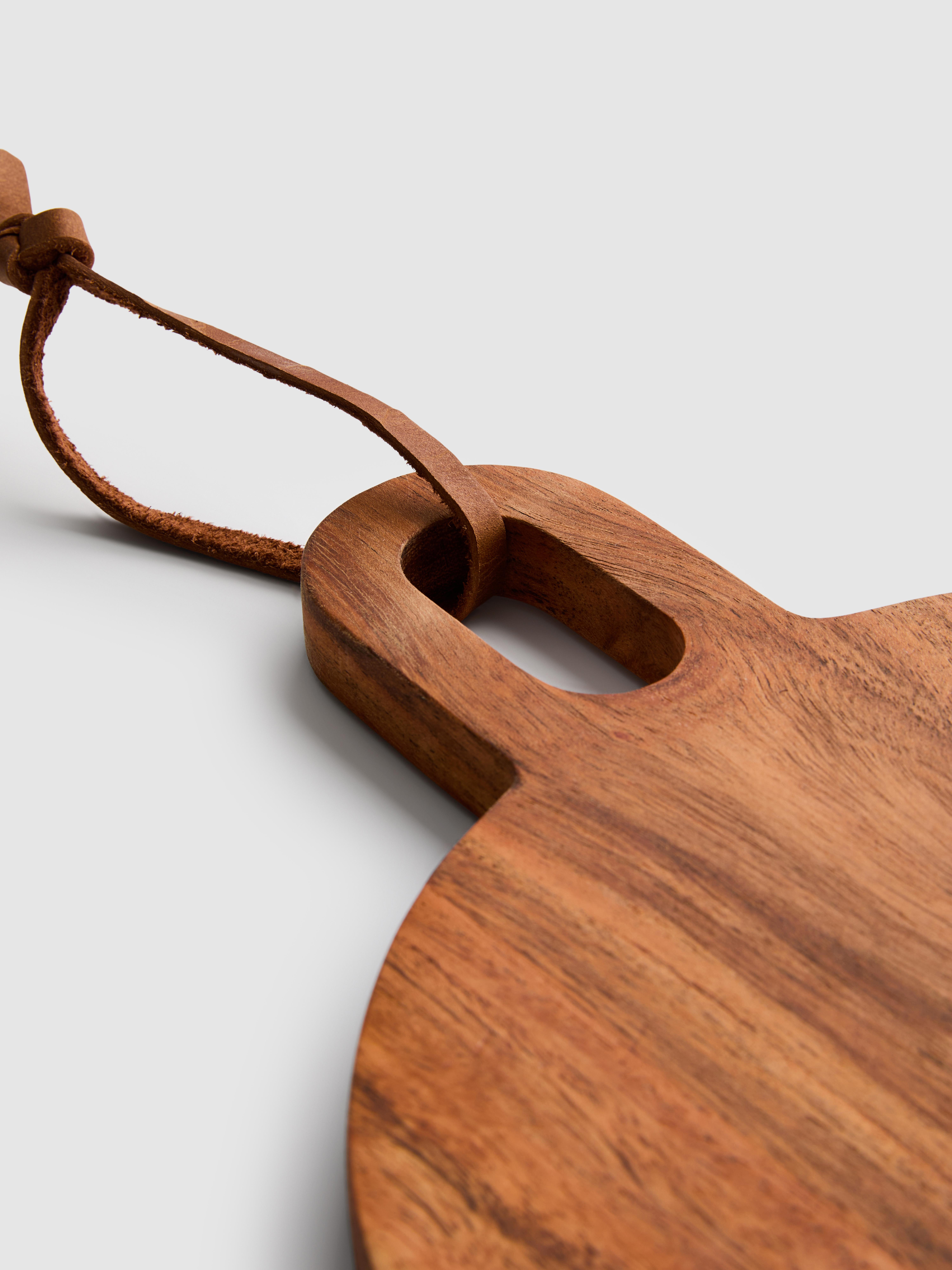 Planche à découper ovale en bois