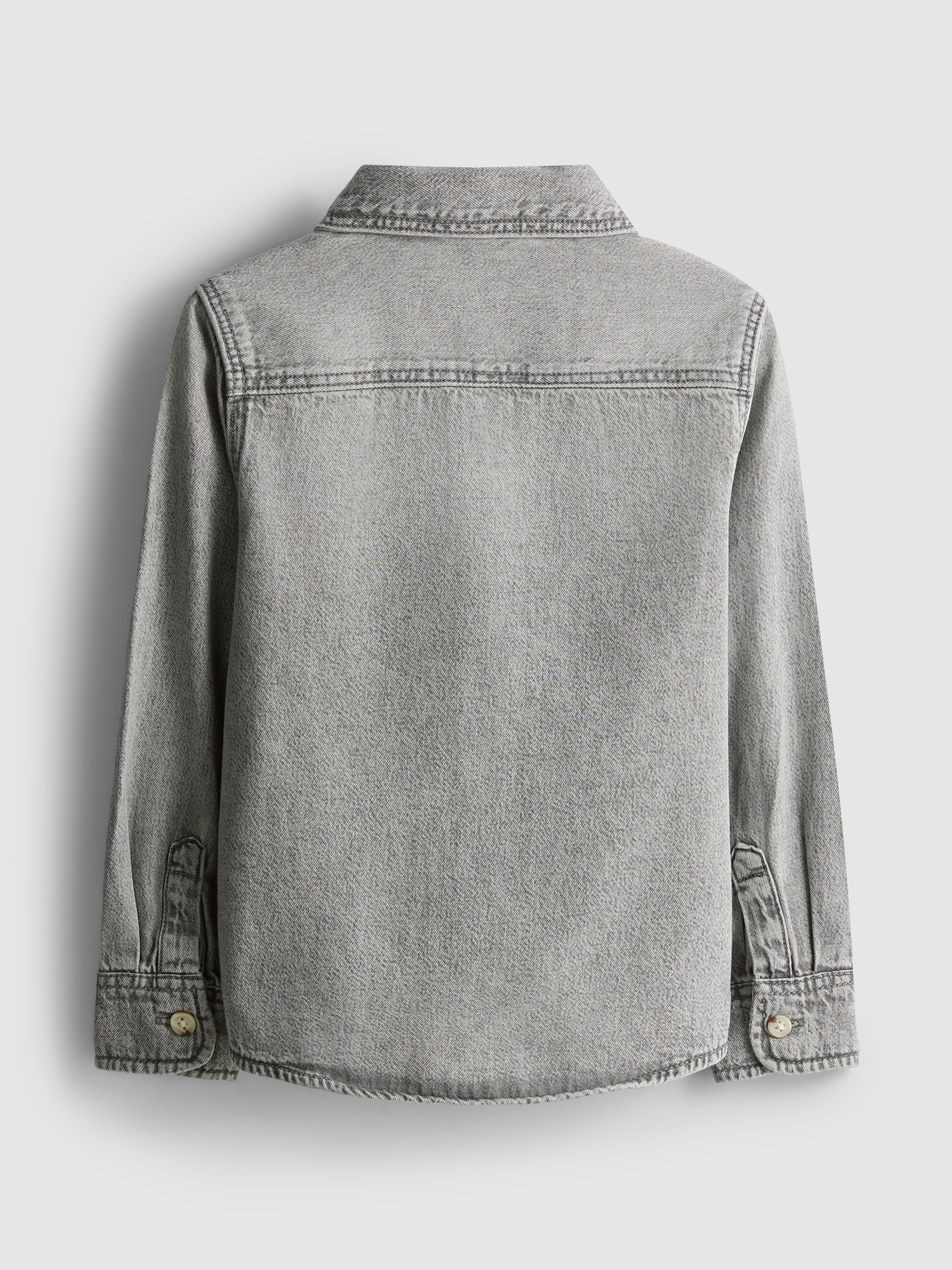 Boys Gray 1.5-7yrs | Denim Shirt