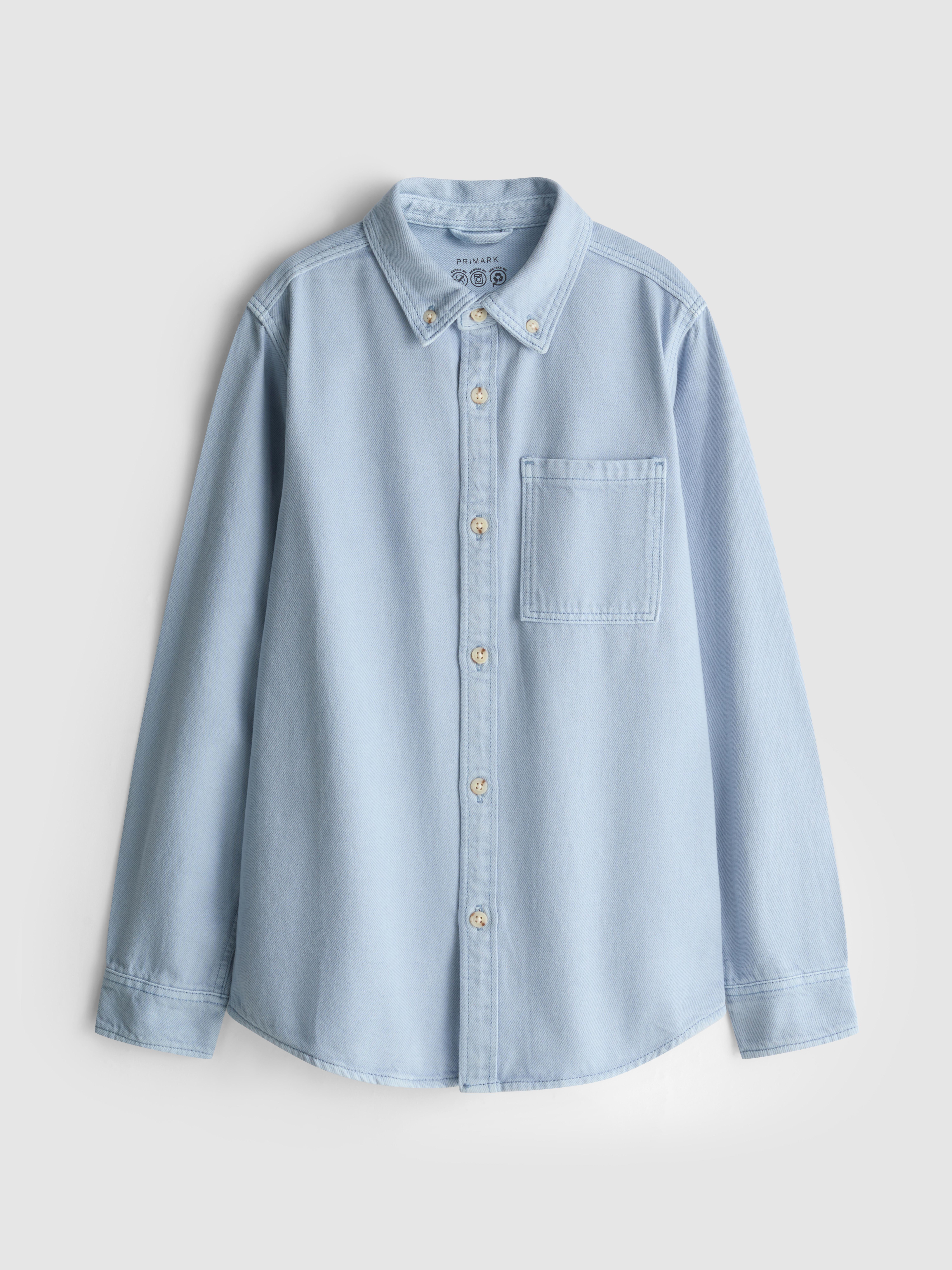7-15yrs | Denim Button-Up Shirt