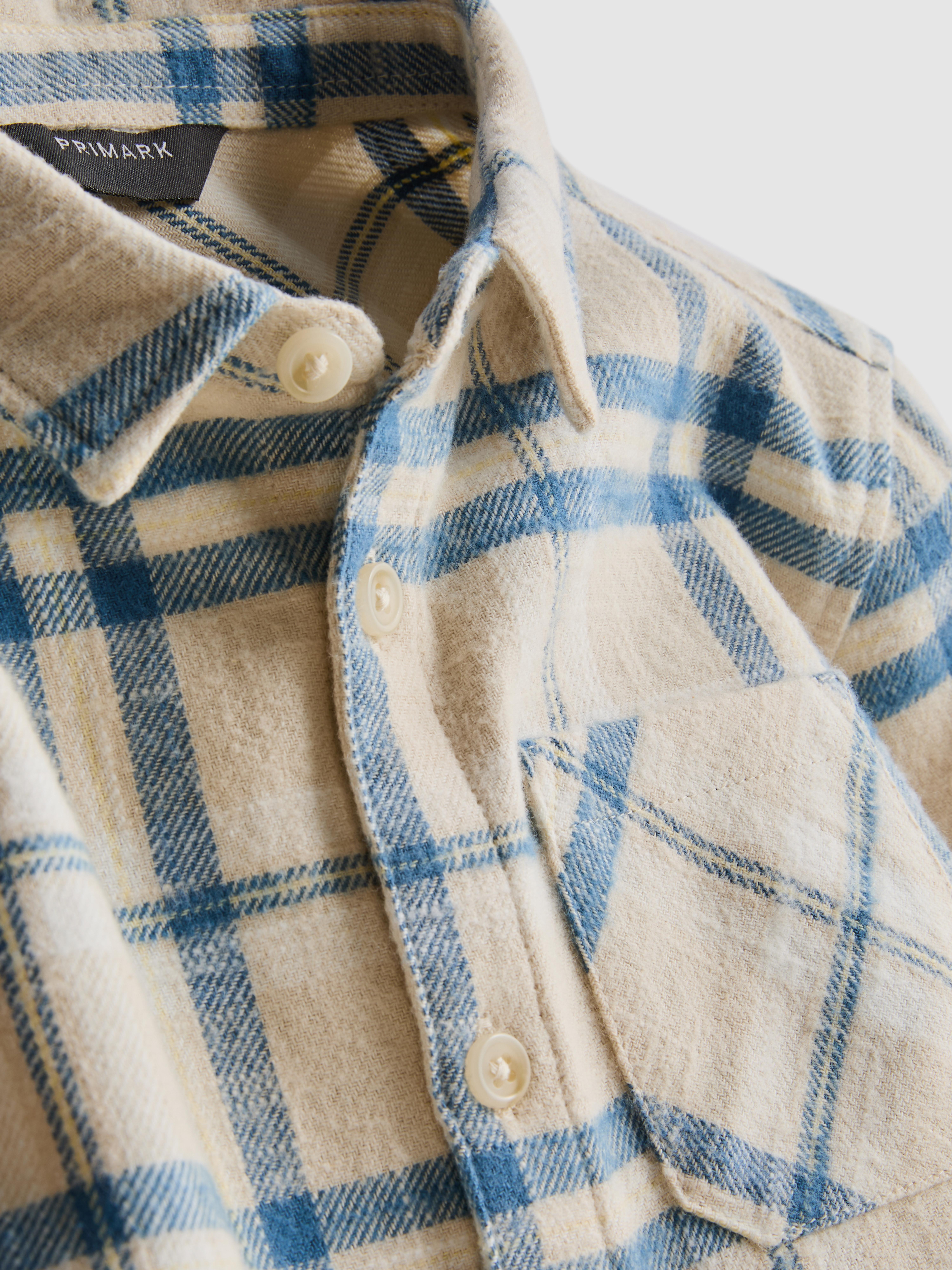 Boys Ivory 1.5-8yrs | Check Flannel Shirt