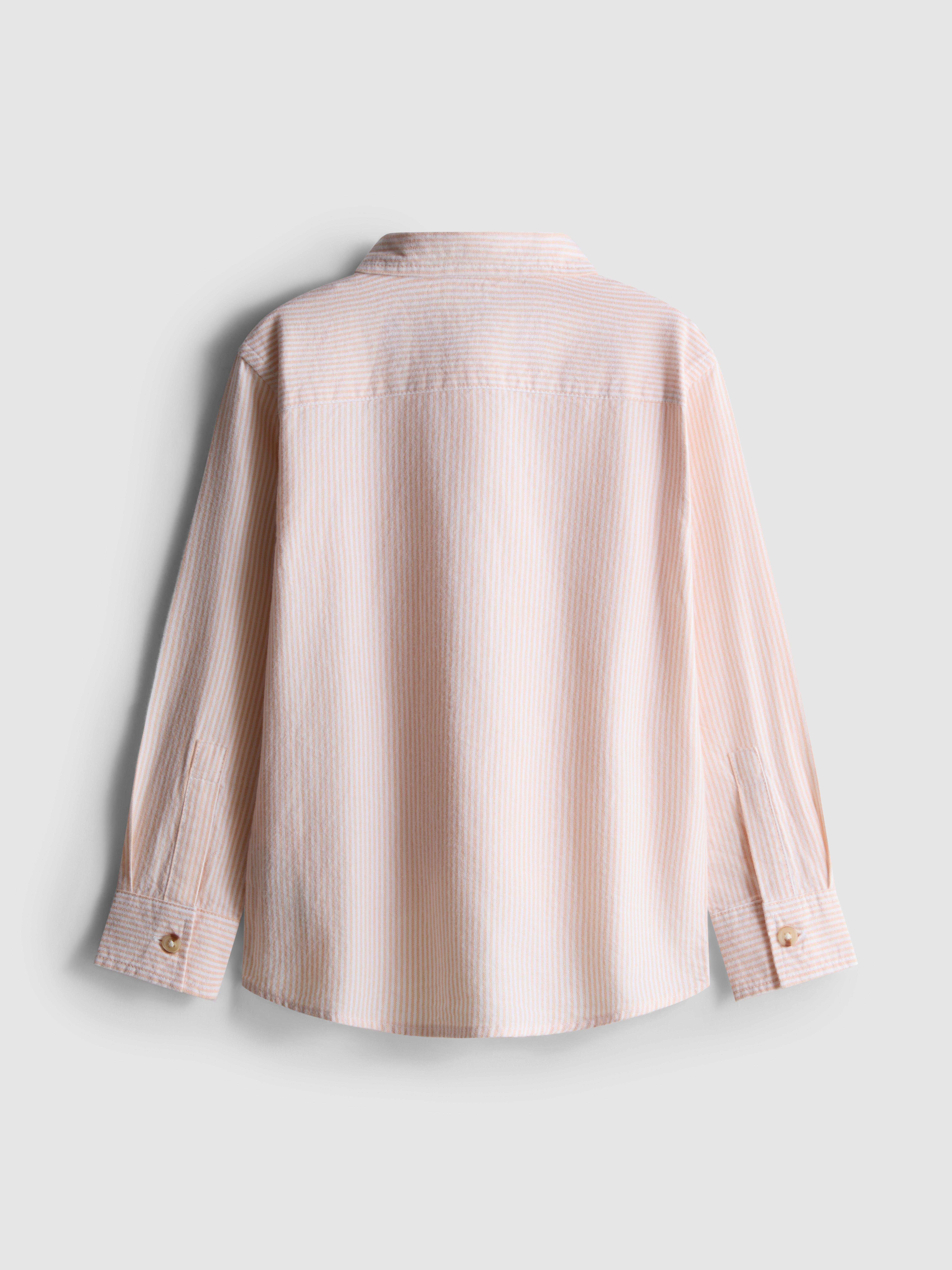 Boys Orange 1.5-7yrs | Stripe Oxford Shirt