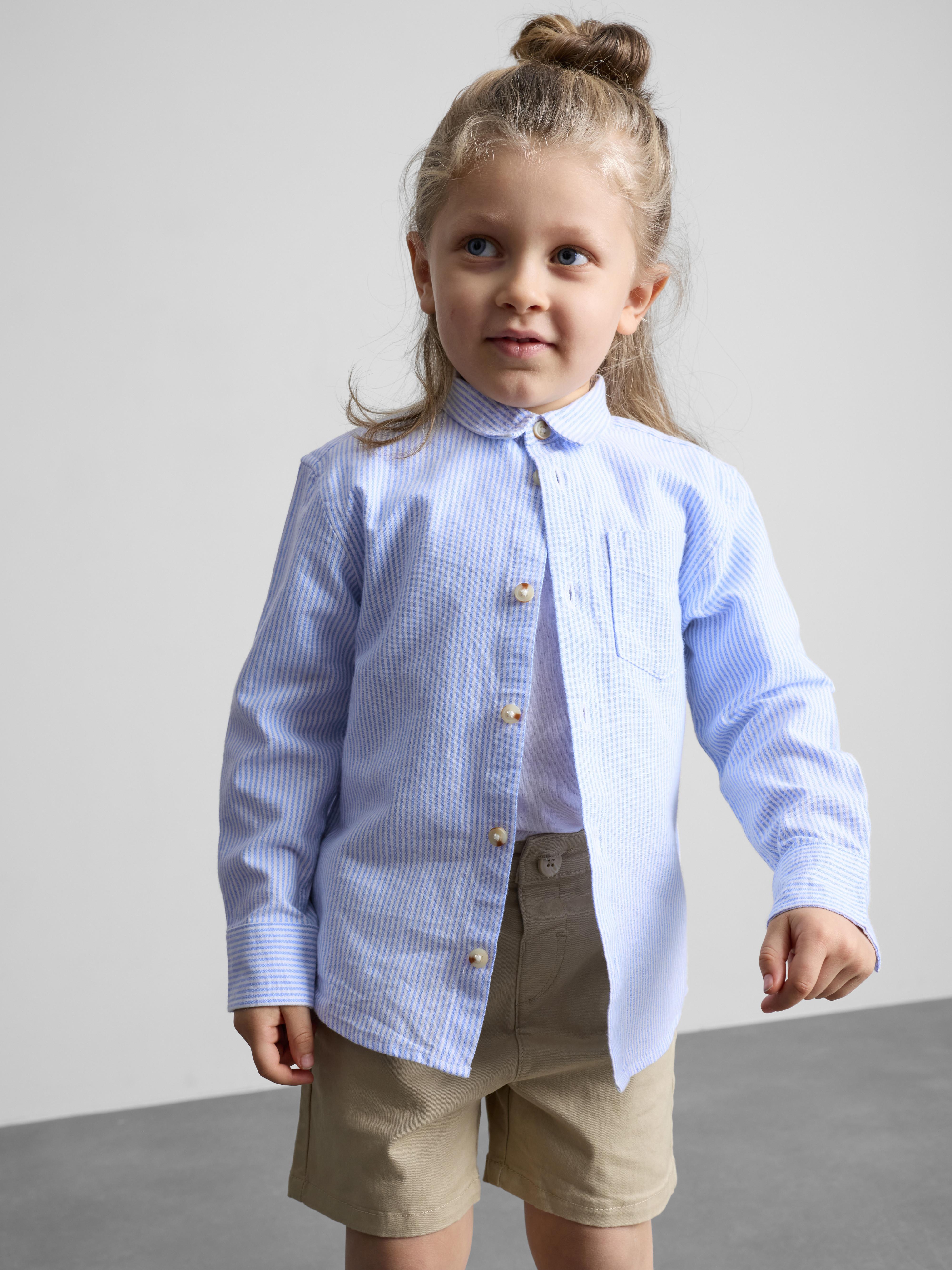 1,5-7 años | Camisa Oxford a rayas