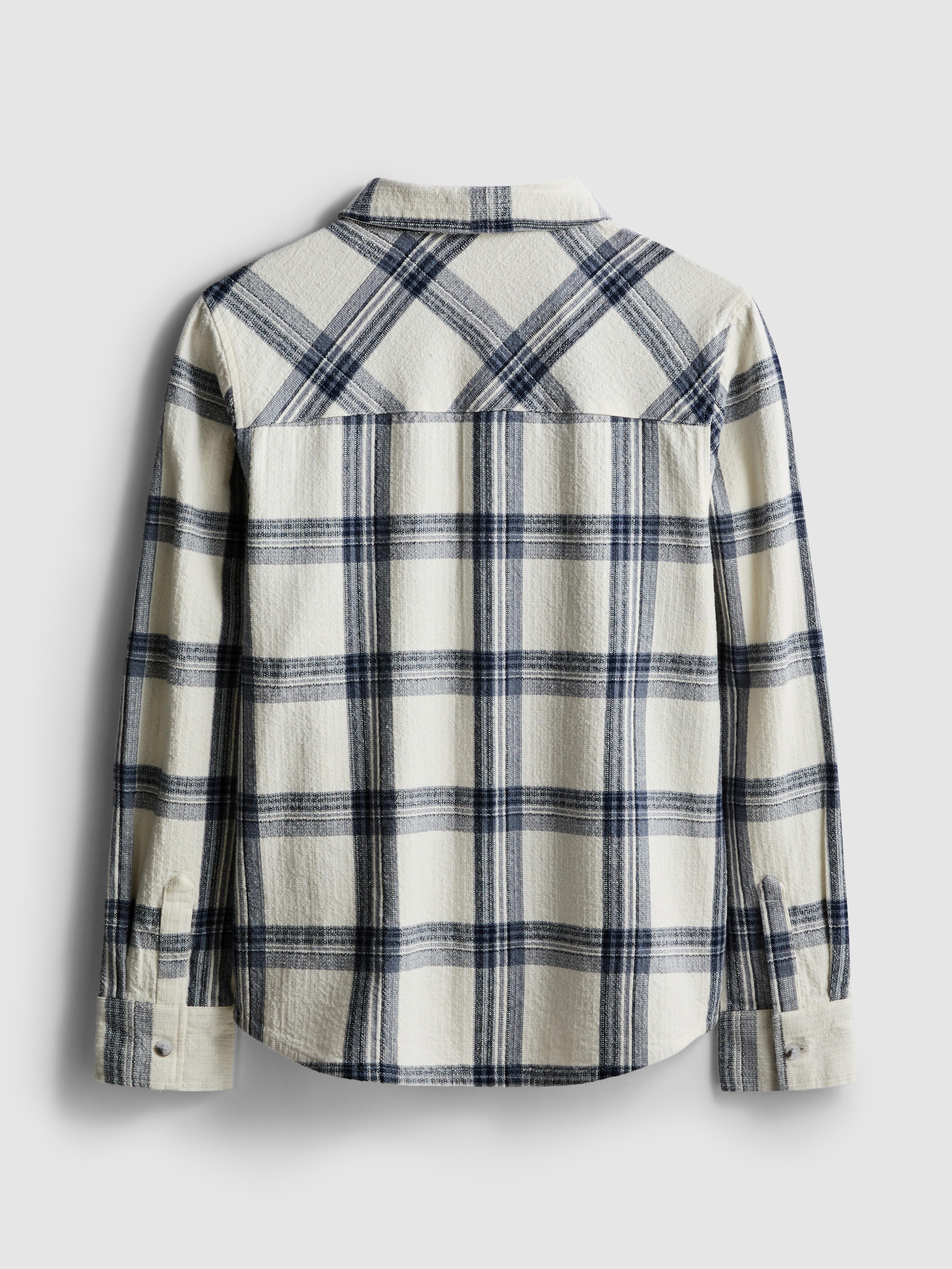 Boys Blue 7-15yrs | Check Flannel Shirt