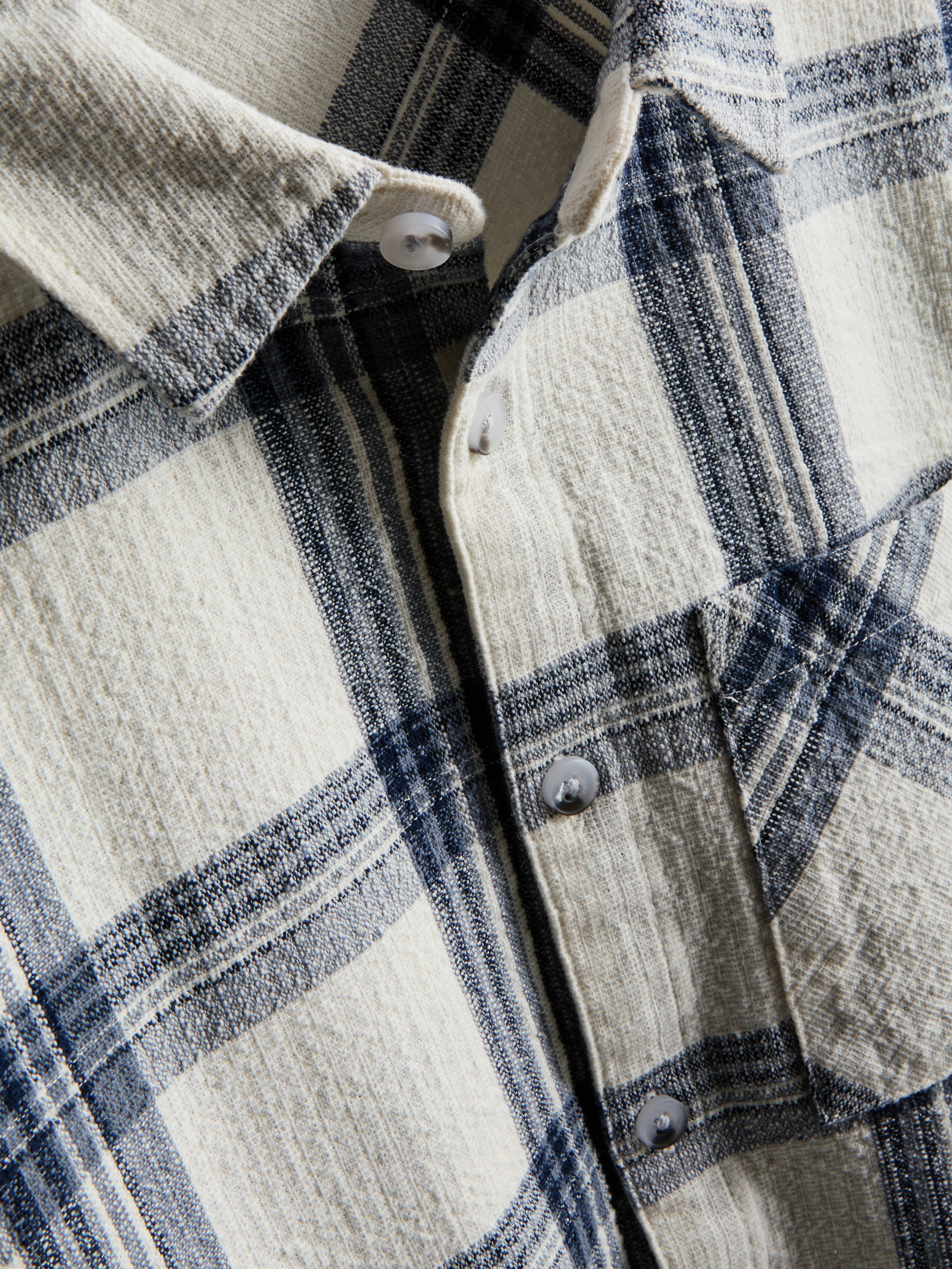 Boys Blue 7-15yrs | Check Flannel Shirt