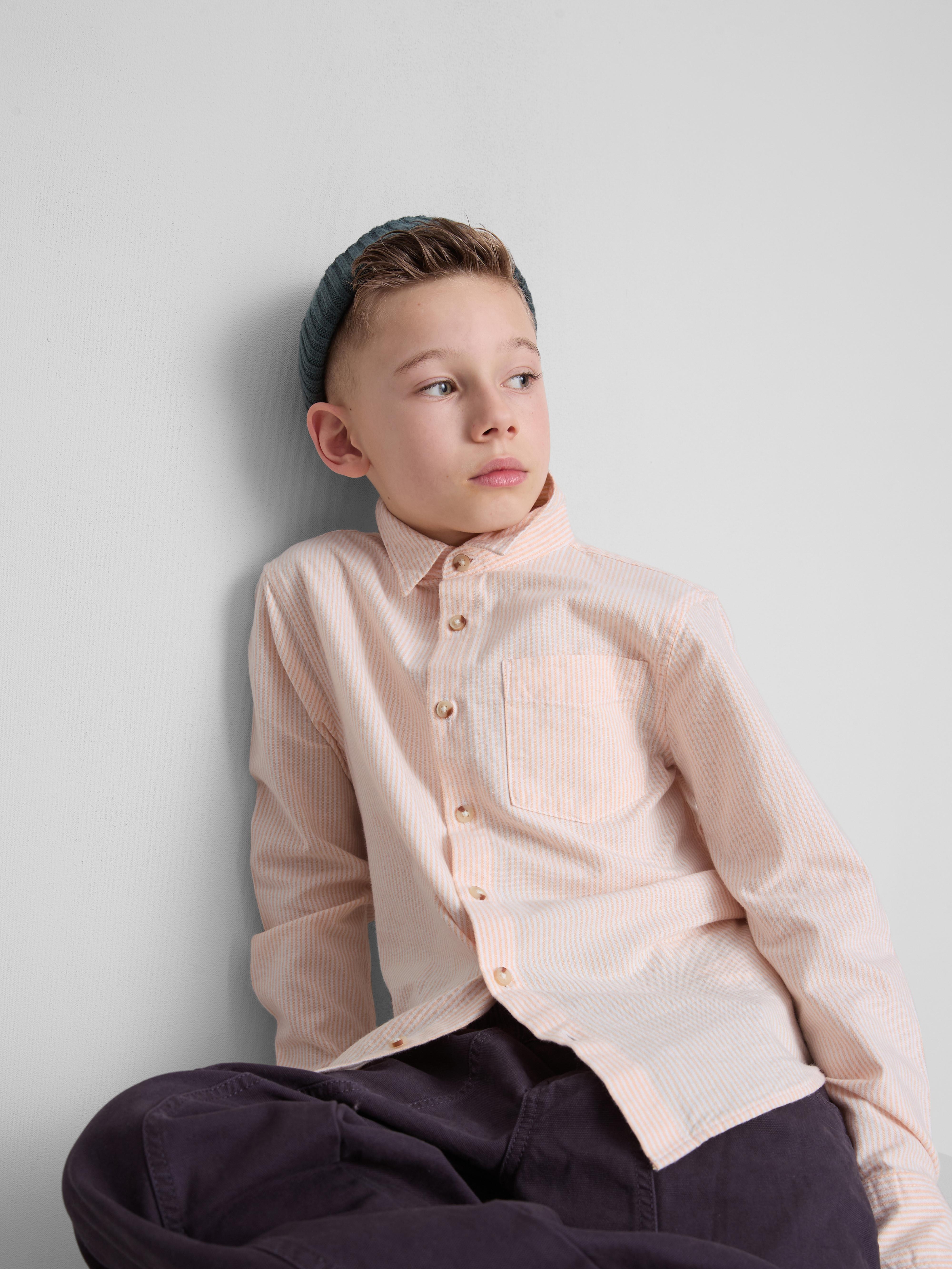7-15yrs | Stripe Oxford Shirt