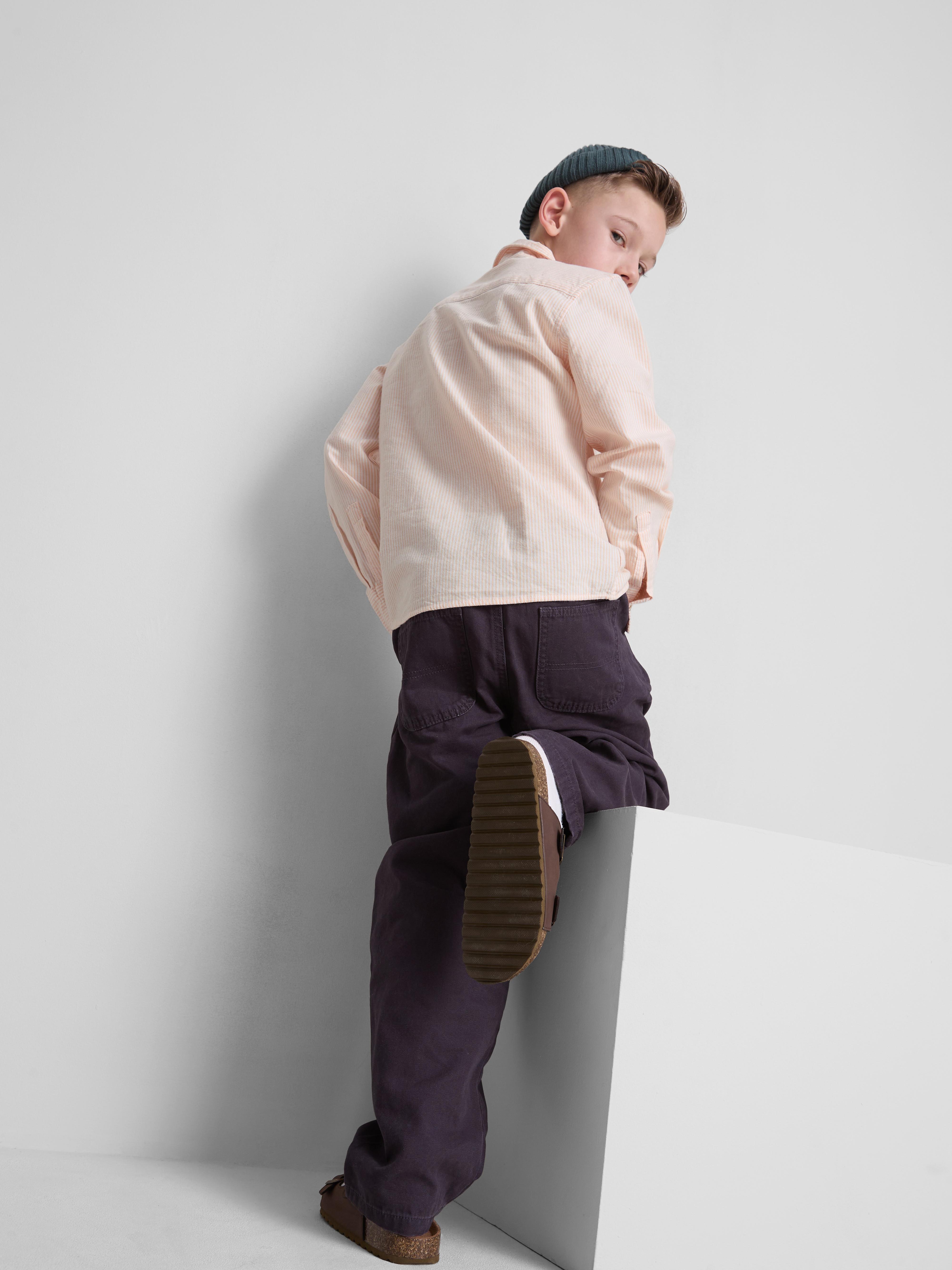 7-15yrs | Stripe Oxford Shirt