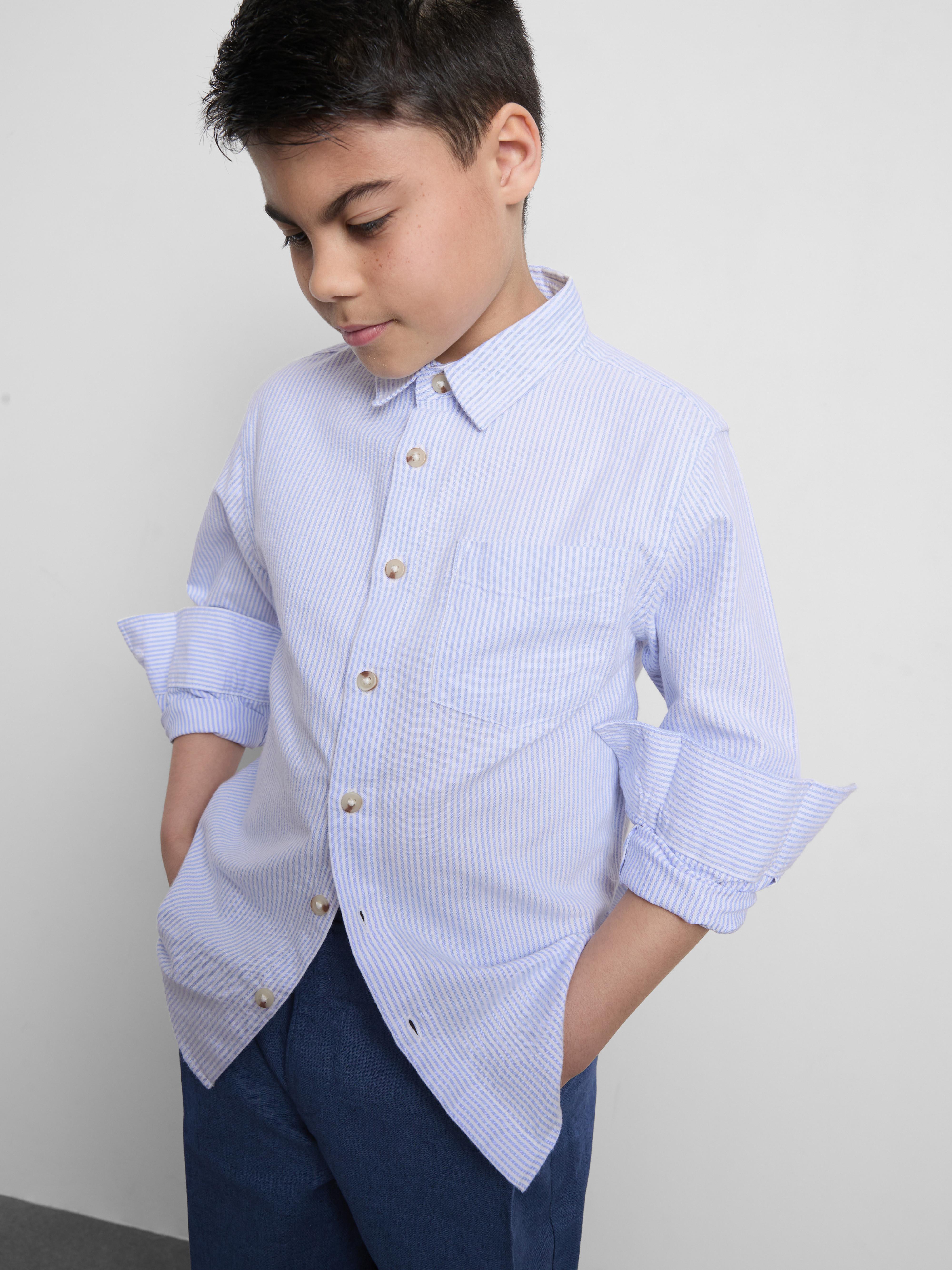 7–15 ans | Chemise Oxford à rayures