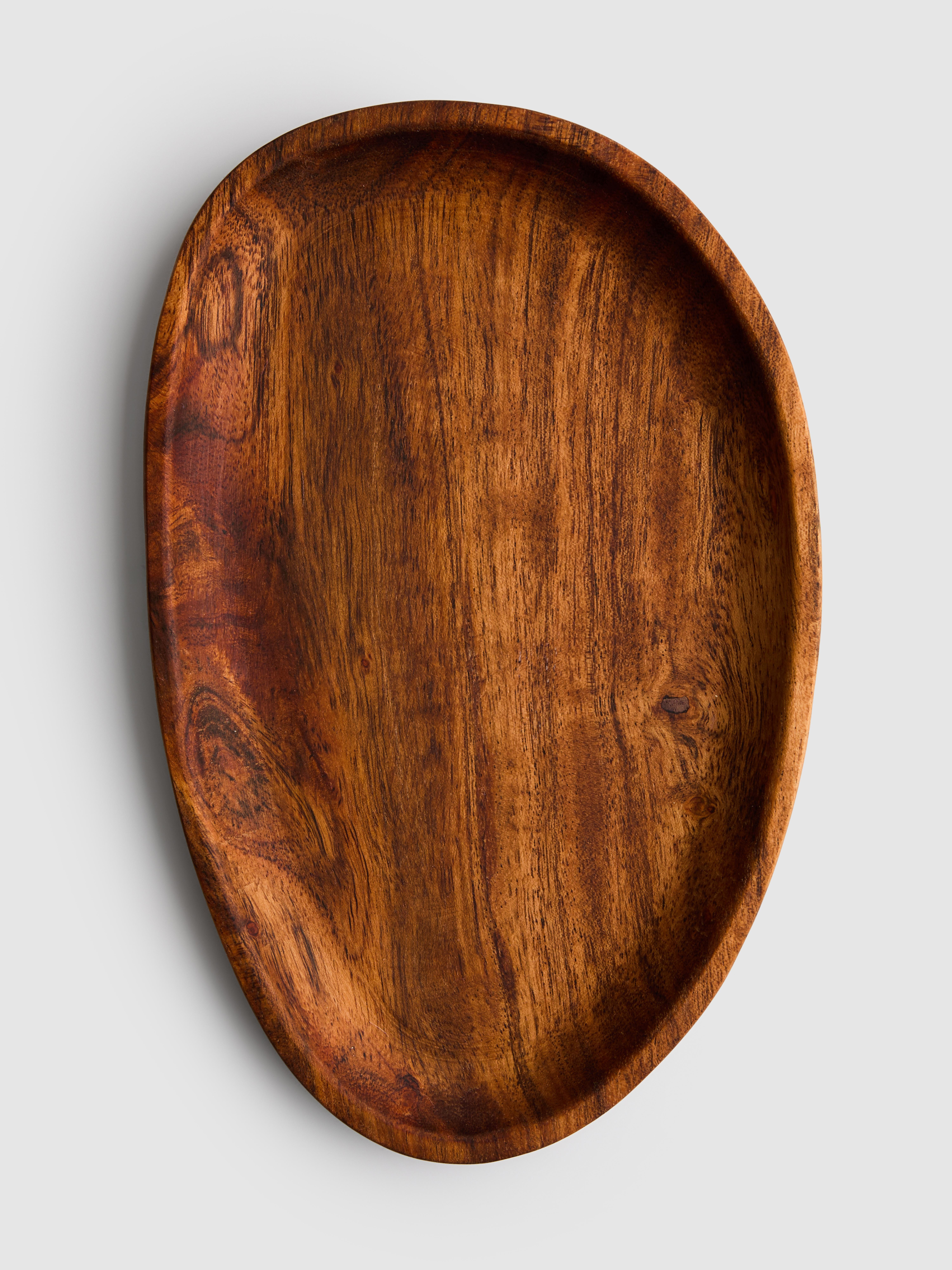 Fuente de servir madera