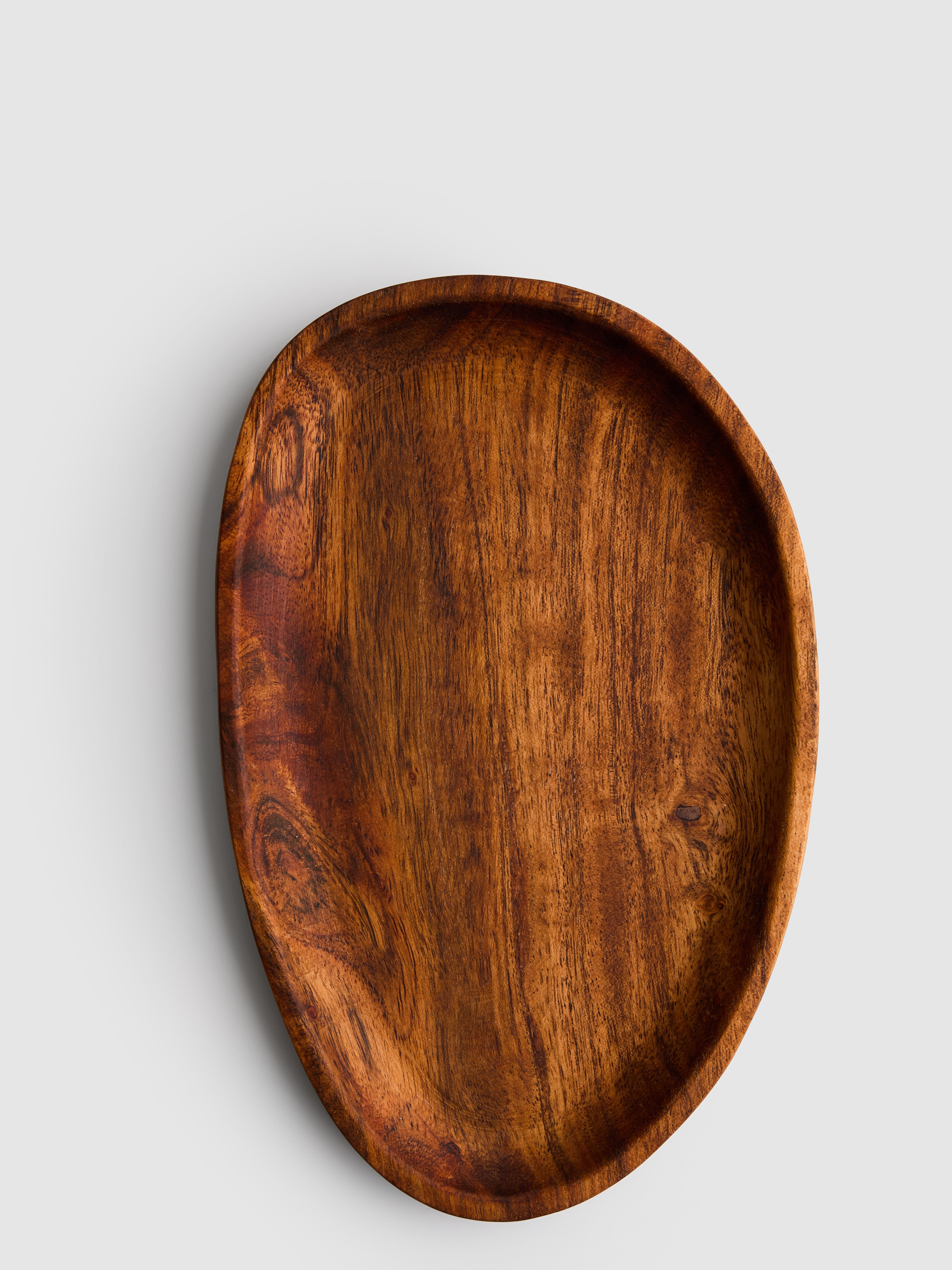 Servierplatte aus Holz