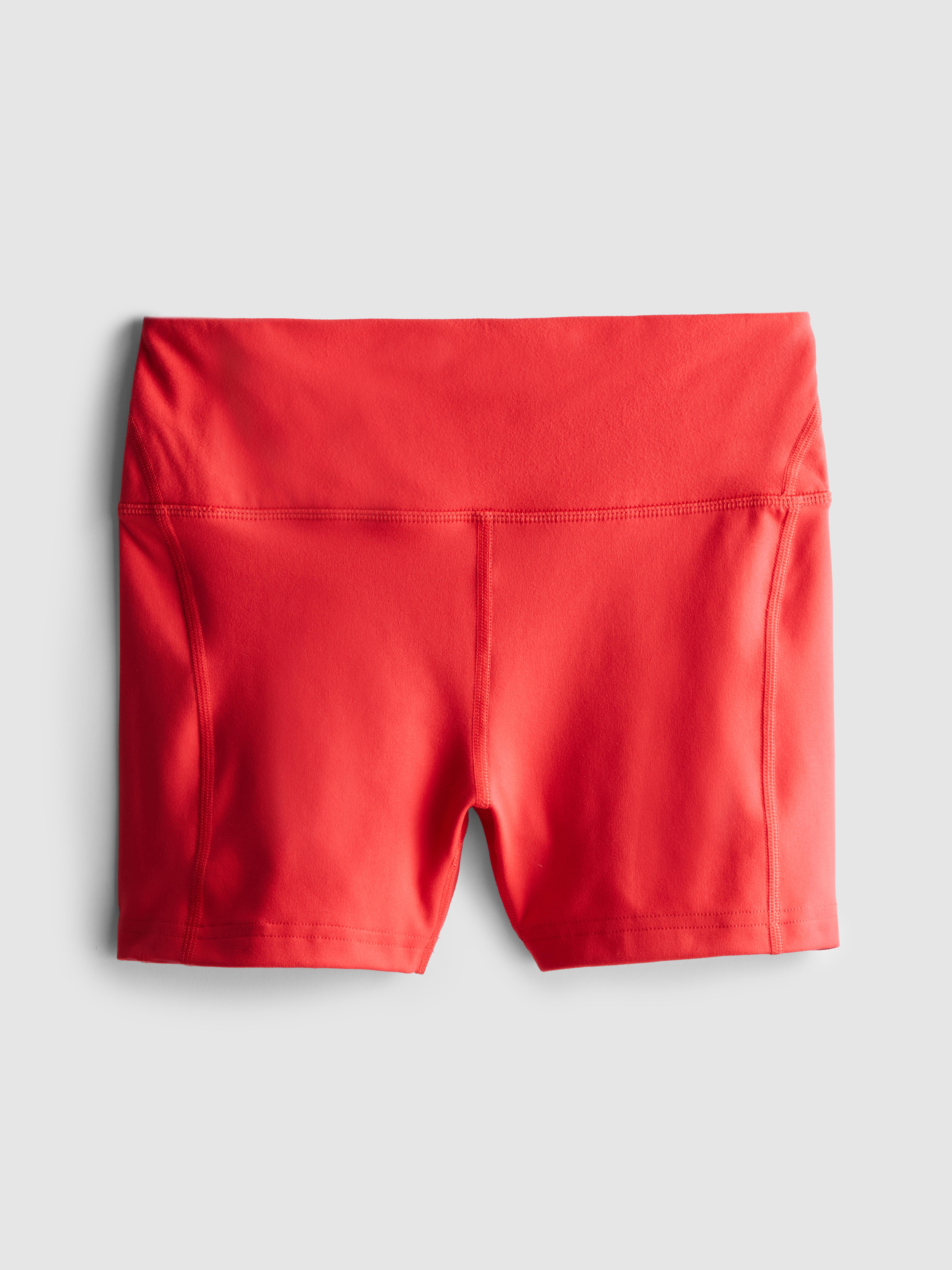 Women's Red Rita Ora High-Waisted Active Shorts