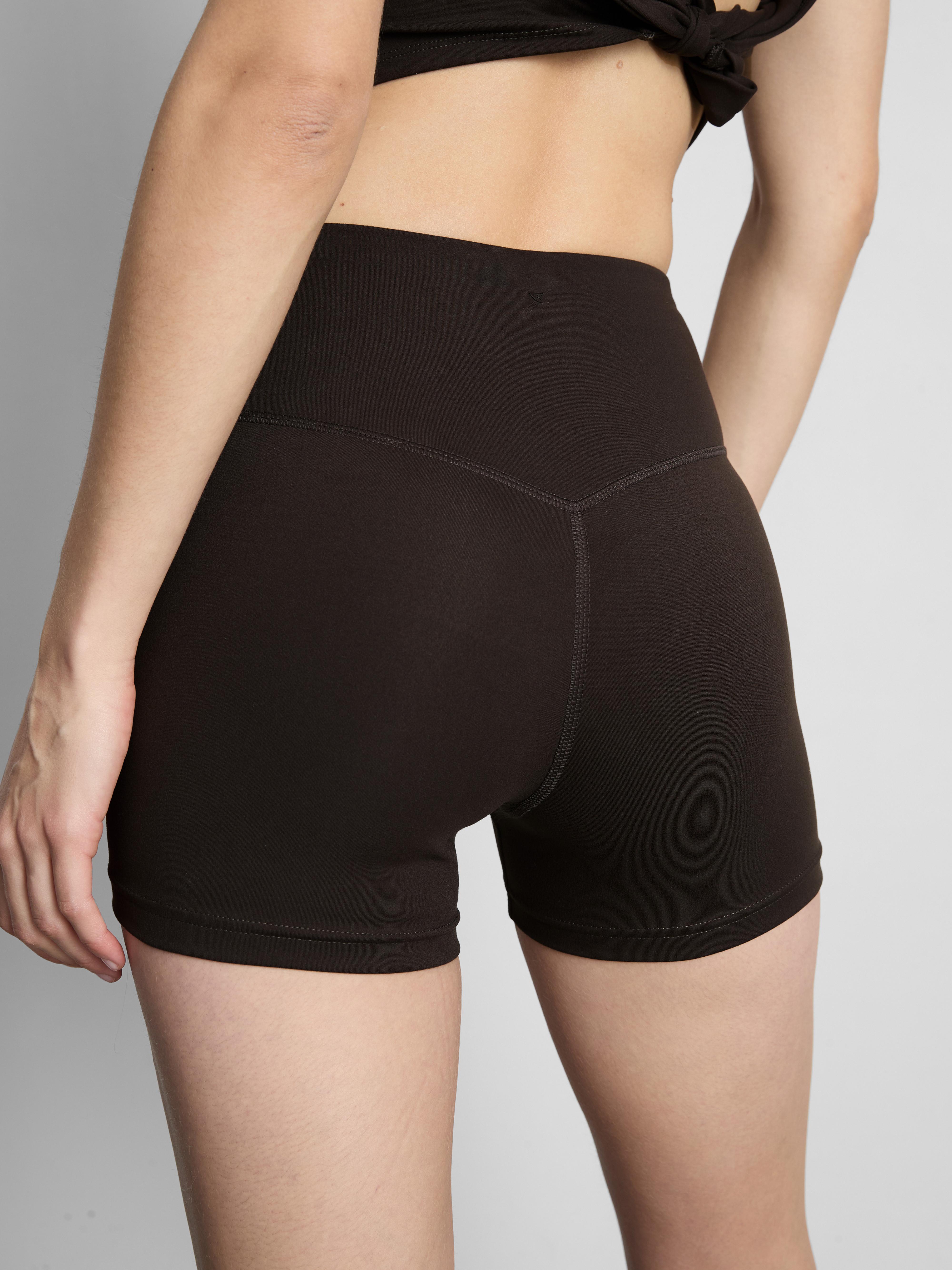 Women's Chocolate Rita Ora High-Waisted Active Shorts