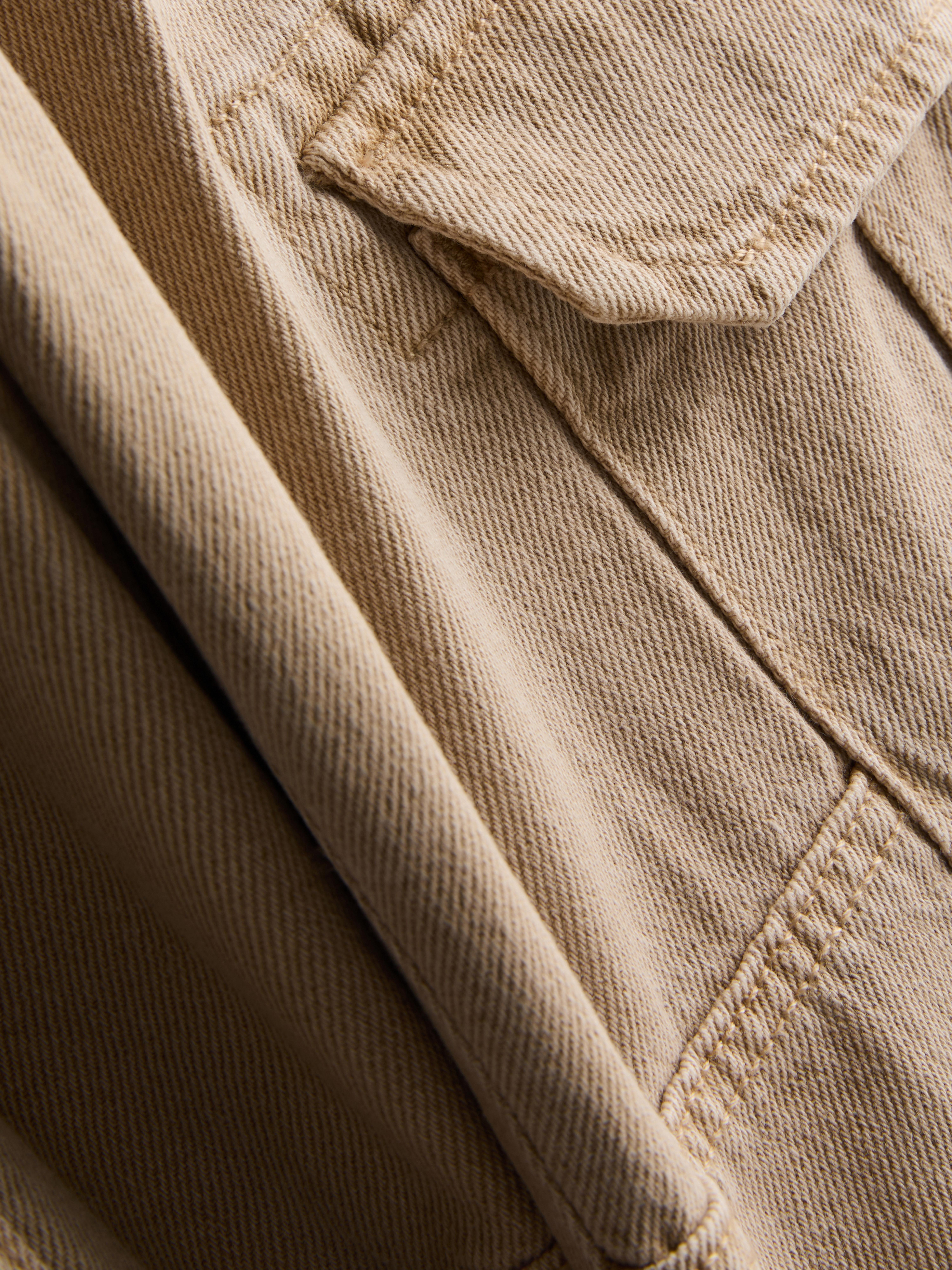 Boys Tan 1.5-8yrs | Twill Cuffed Cargo Pants