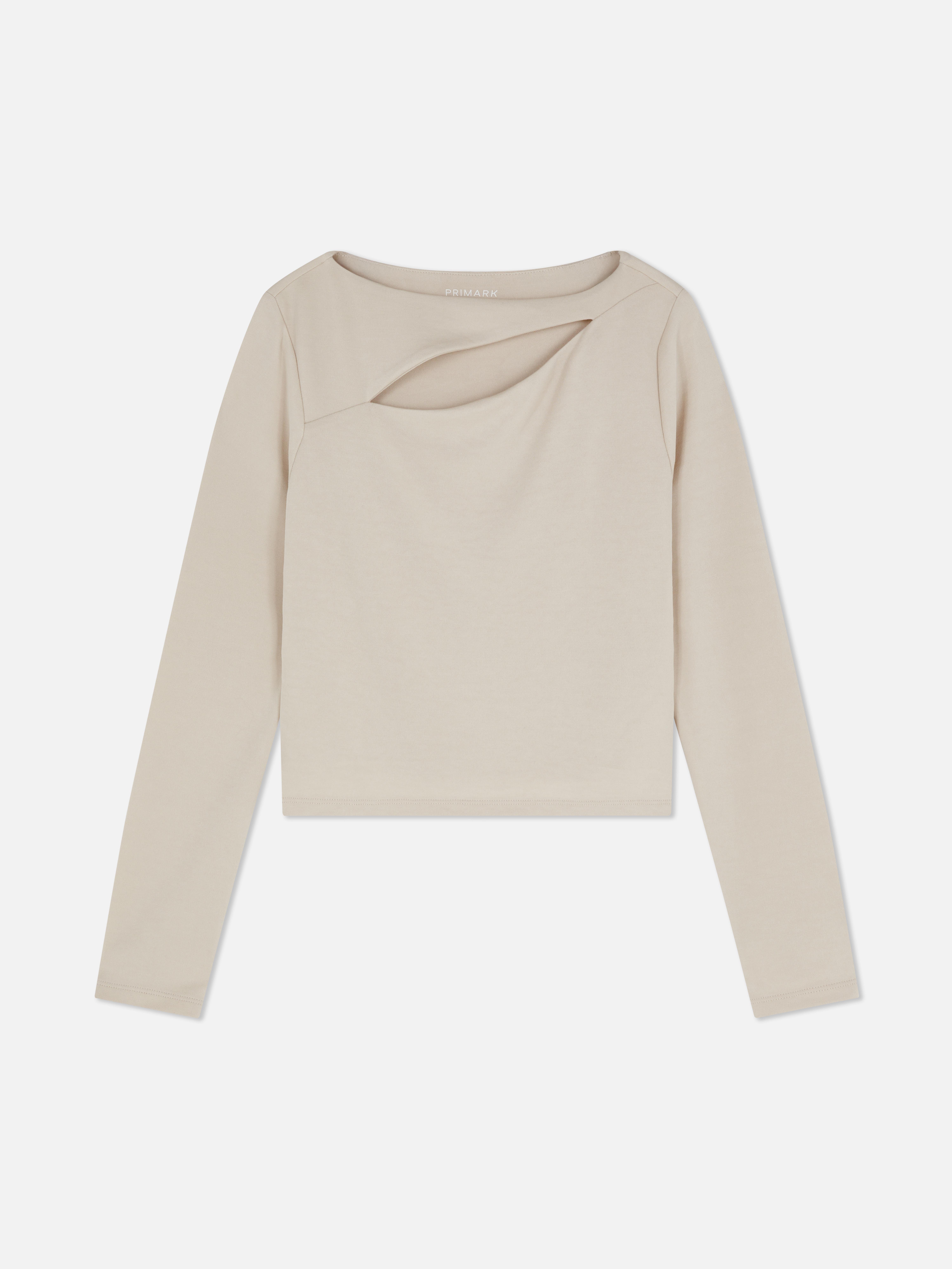 9-15 ans | Haut asymétrique ajouré à manches longues