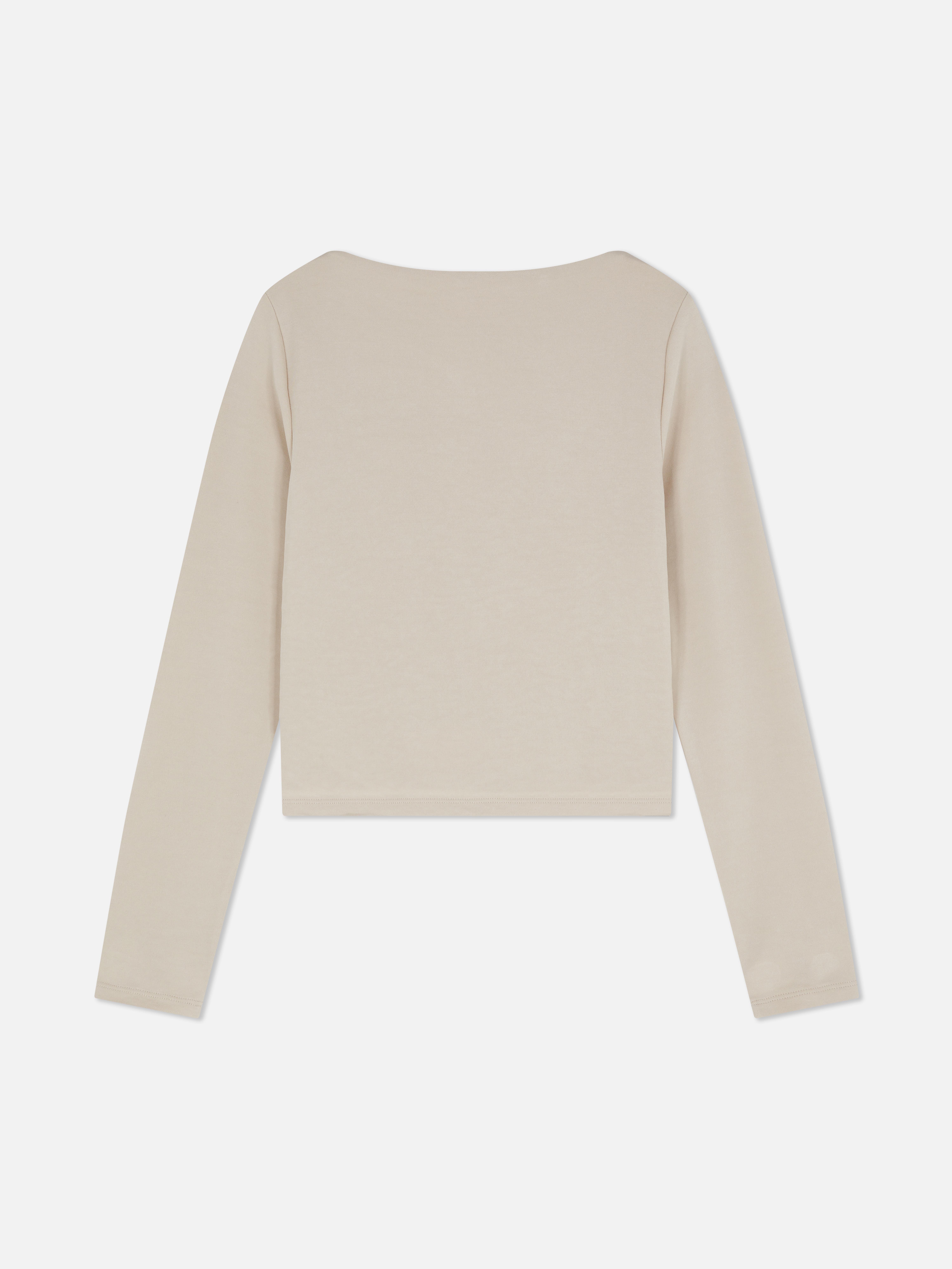 9-15 ans | Haut asymétrique ajouré à manches longues