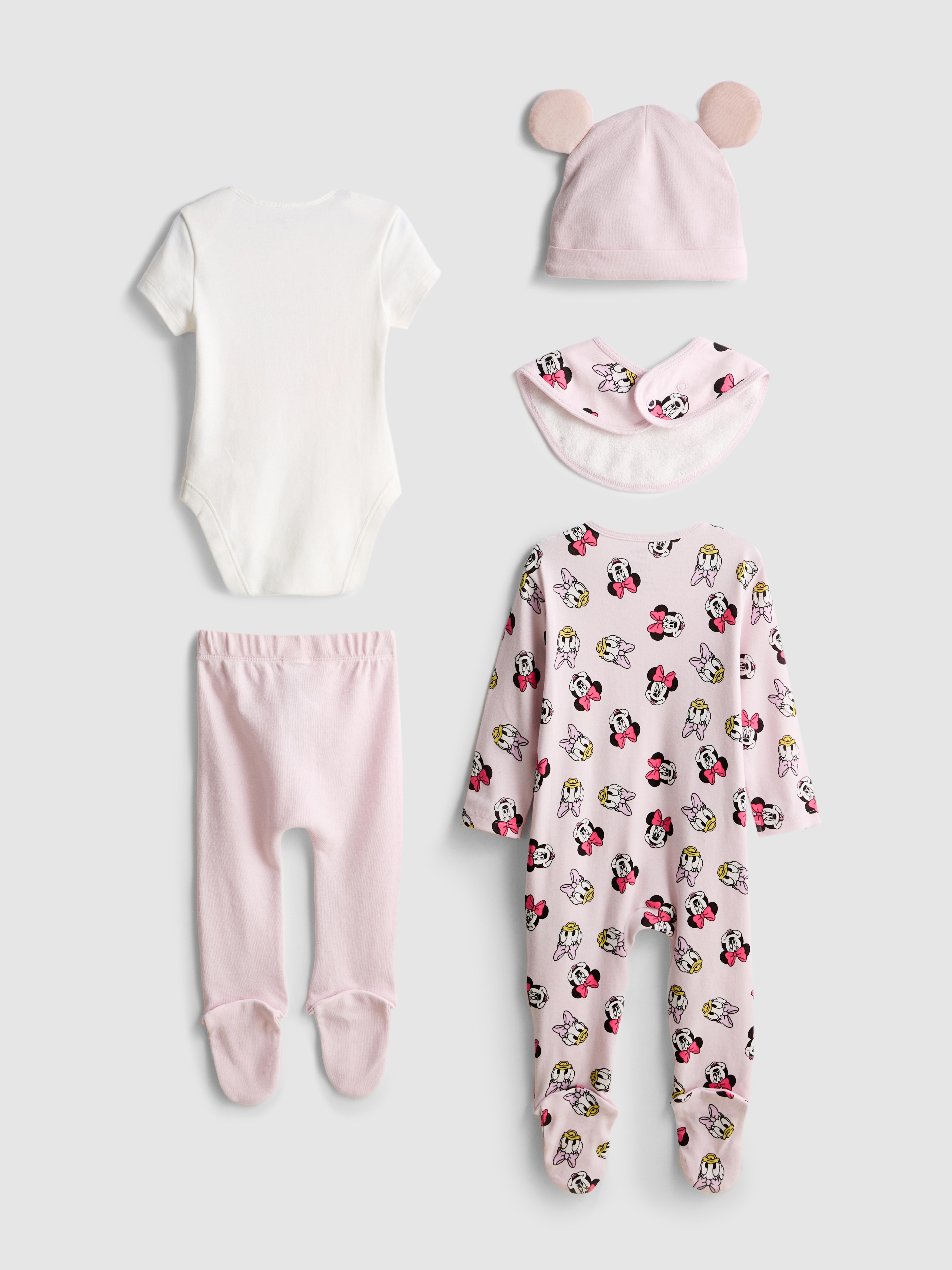 0-9mths | 5-Piece Disney’s Minnie Mouse Newborn Starter Set