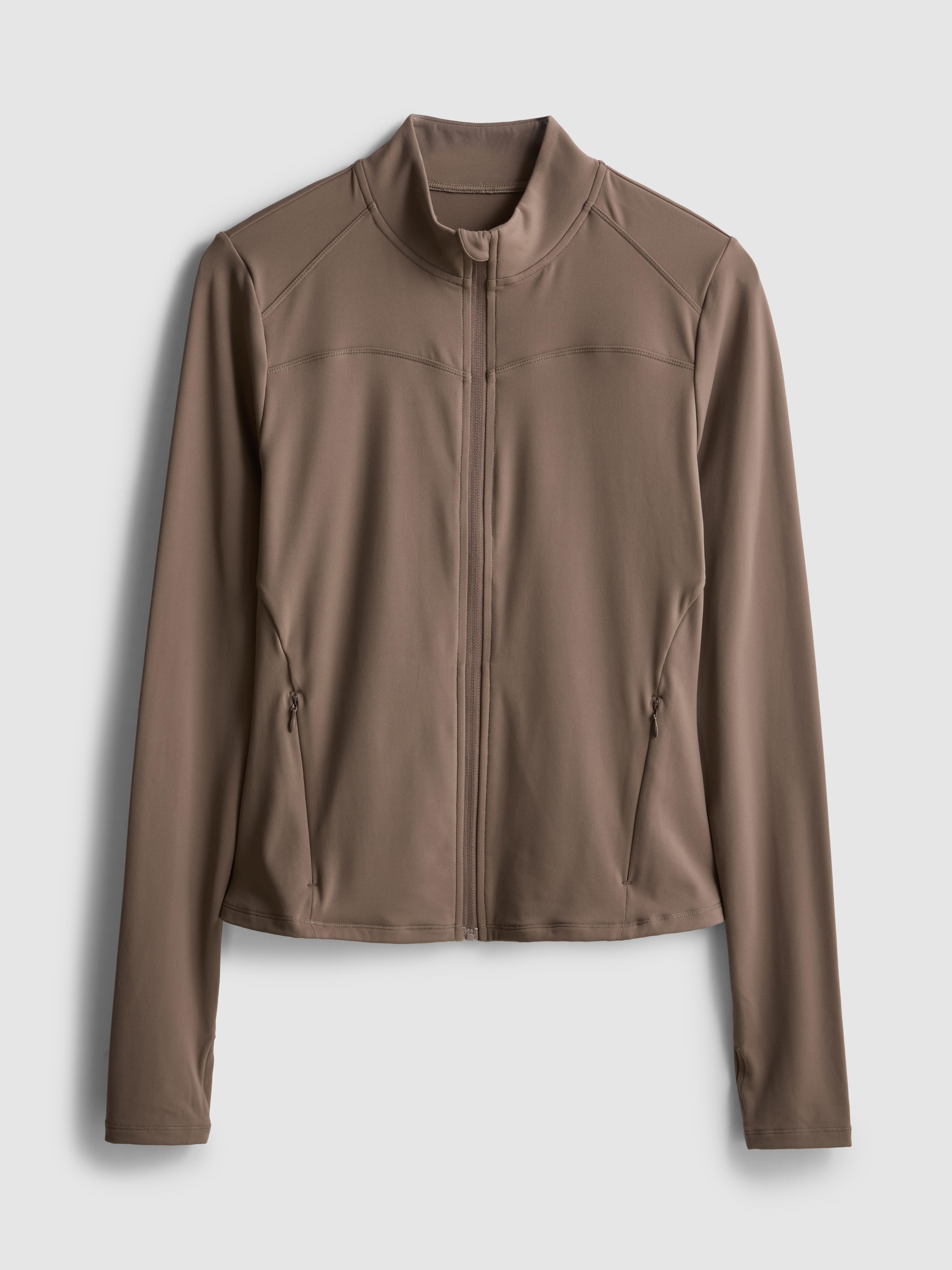 Women's Brown Buttery Soft Active Jacket