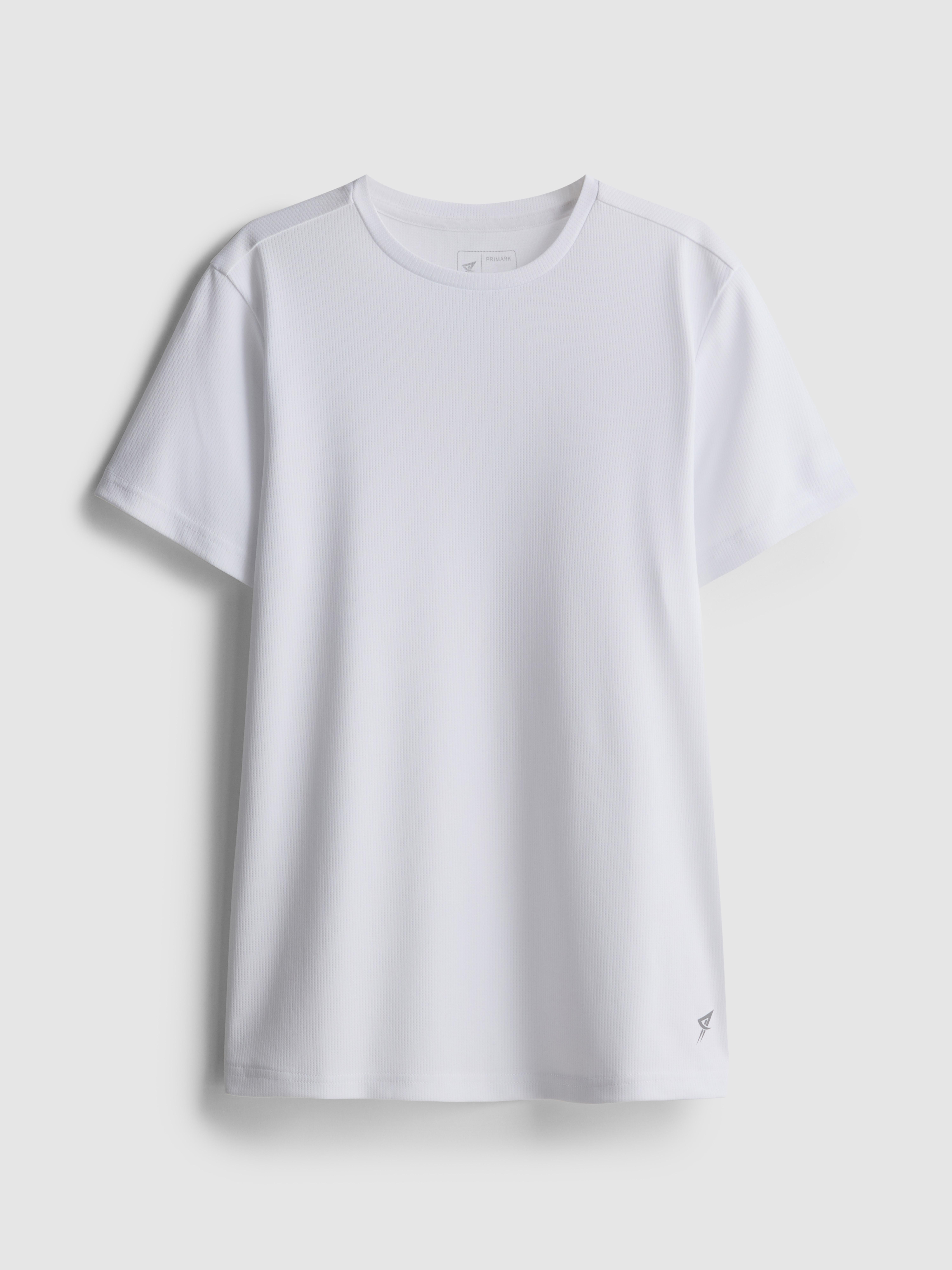 Boys White 7-15yrs | Active Mesh T-Shirt