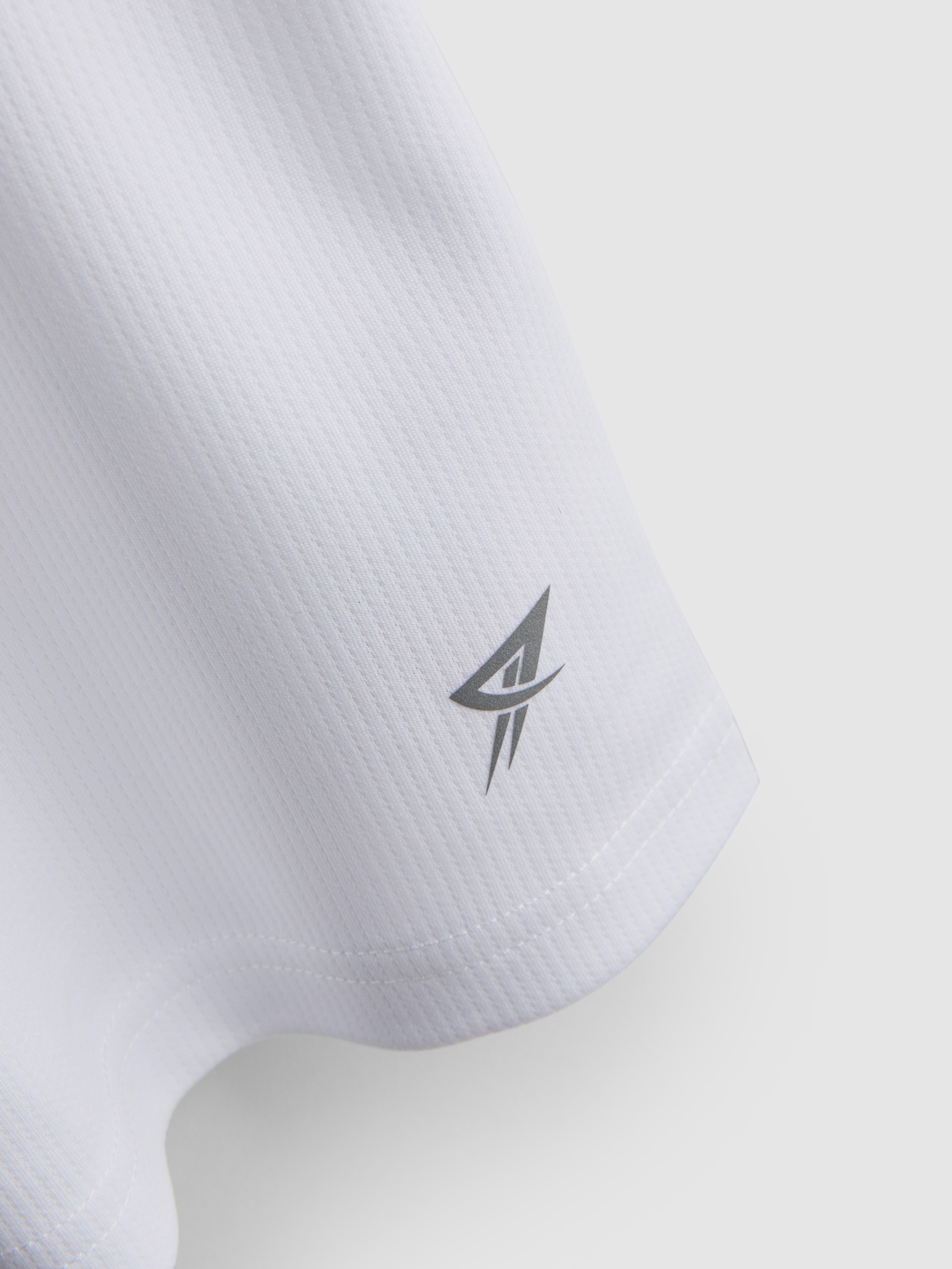 Boys White 7-15yrs | Active Mesh T-Shirt