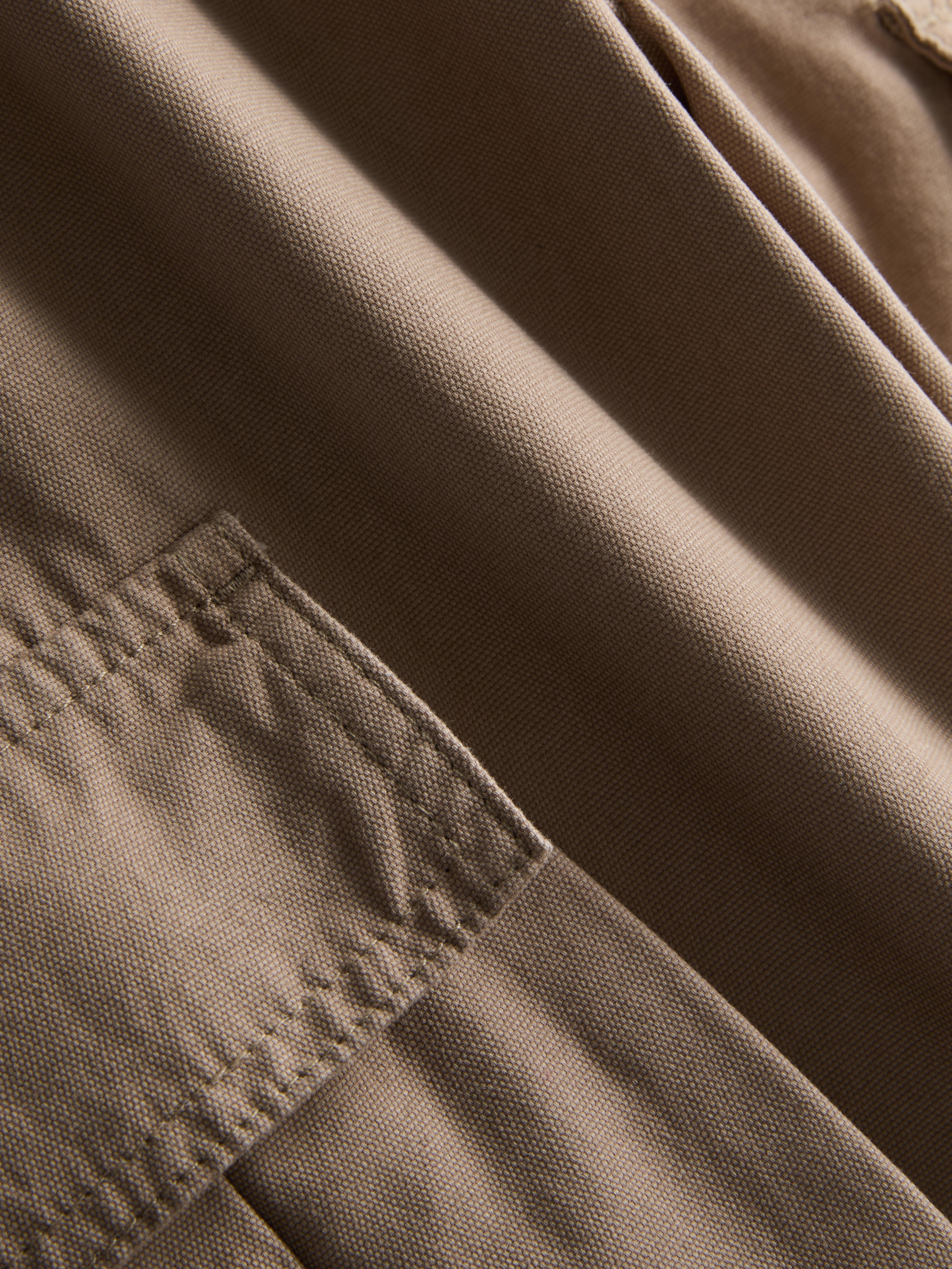 Boys Tan 7-15yrs | Canvas Cuffed Cargo Pants