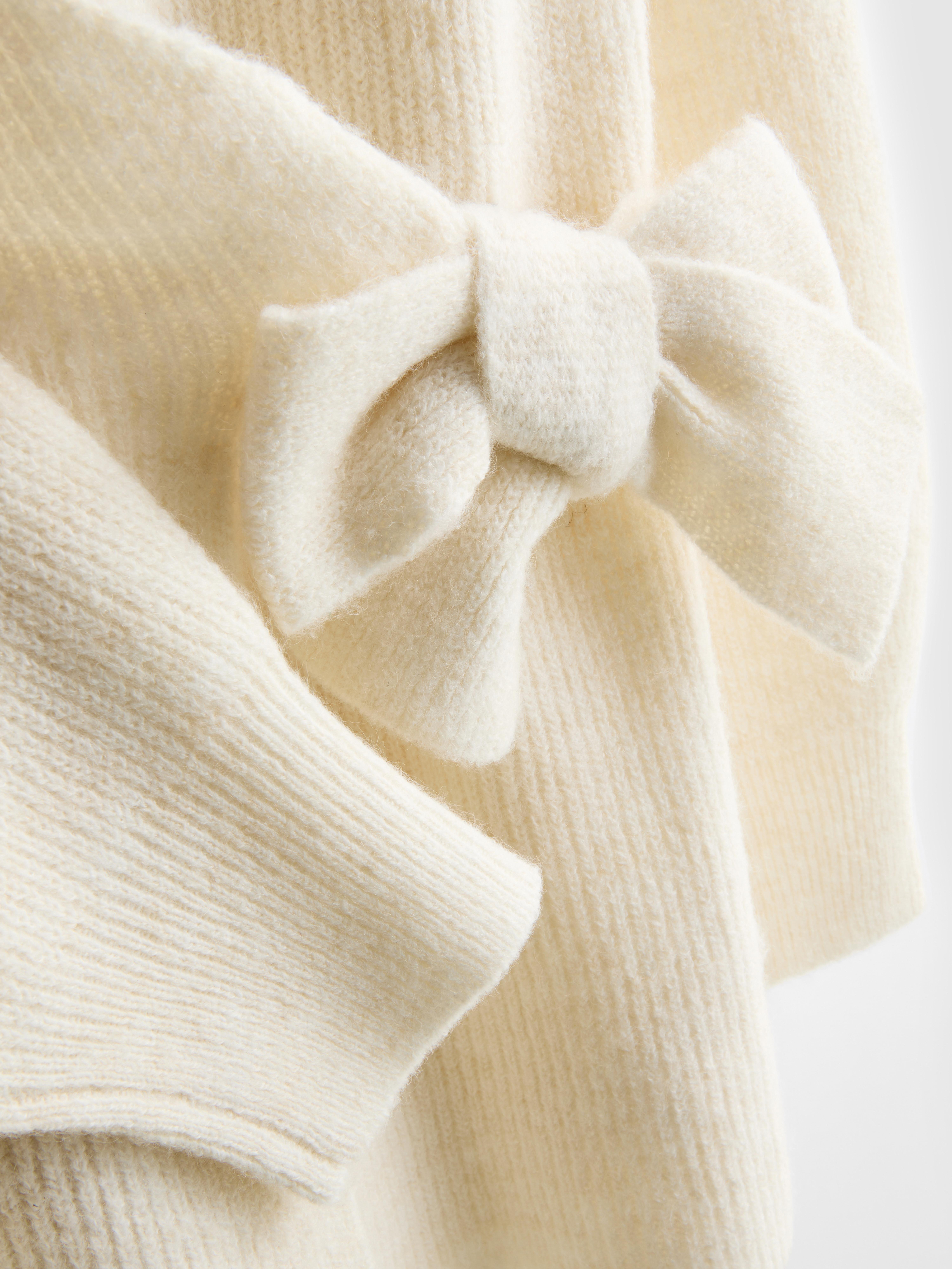 Women's Ivory Rita Ora Knitted Wrap Cardigan