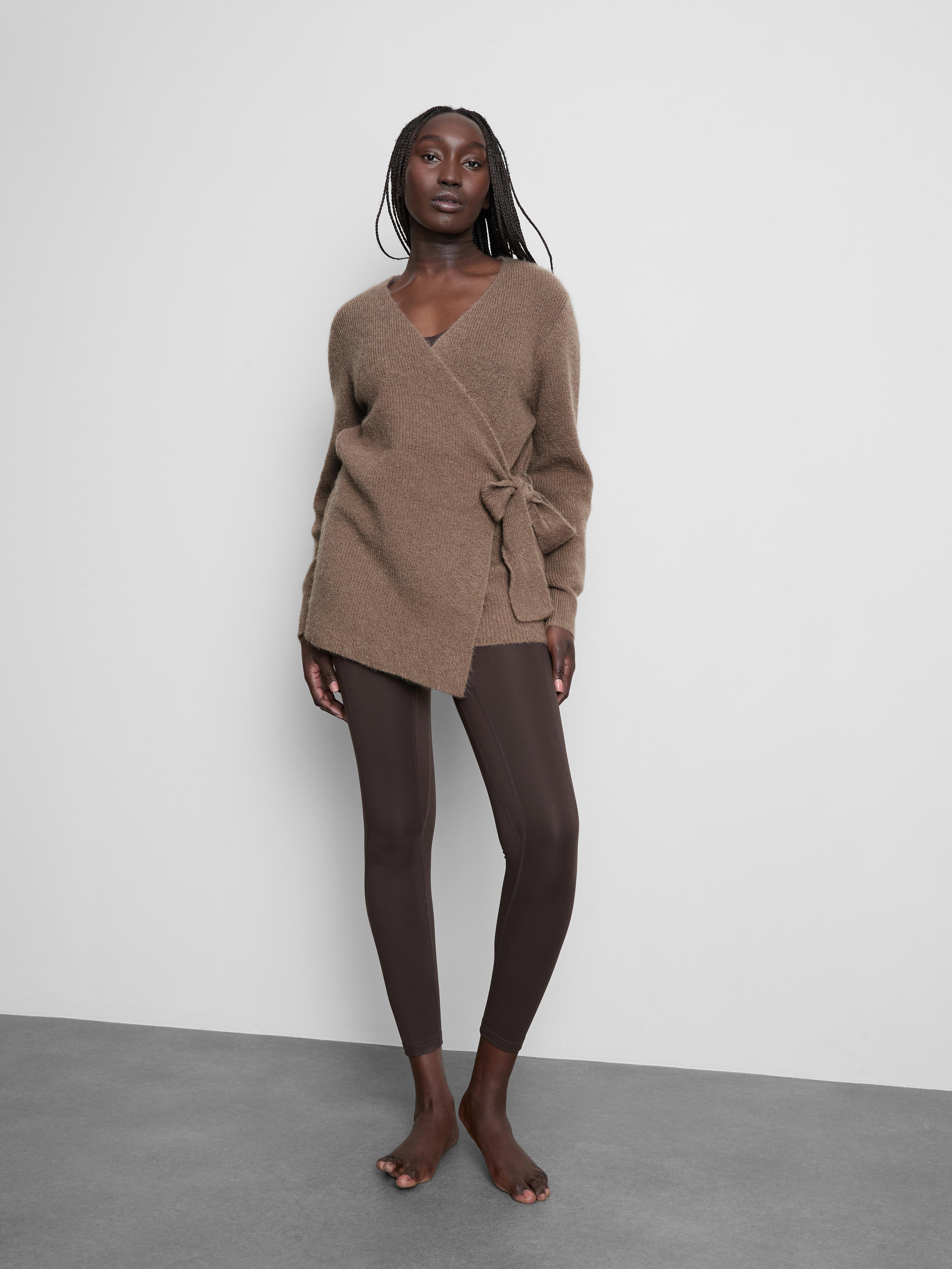 Women's Stone Rita Ora Knitted Wrap Cardigan