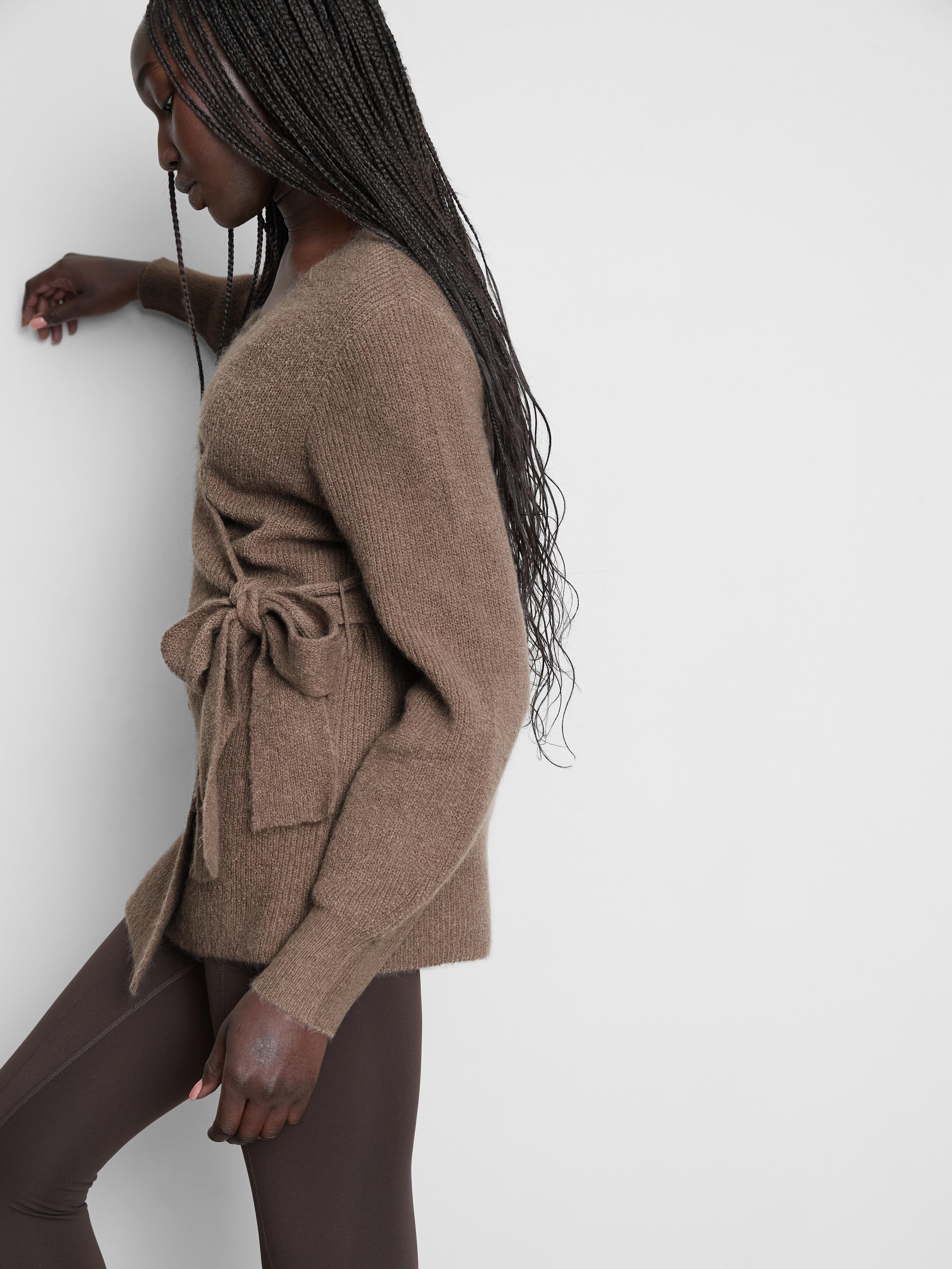 Women's Stone Rita Ora Knitted Wrap Cardigan