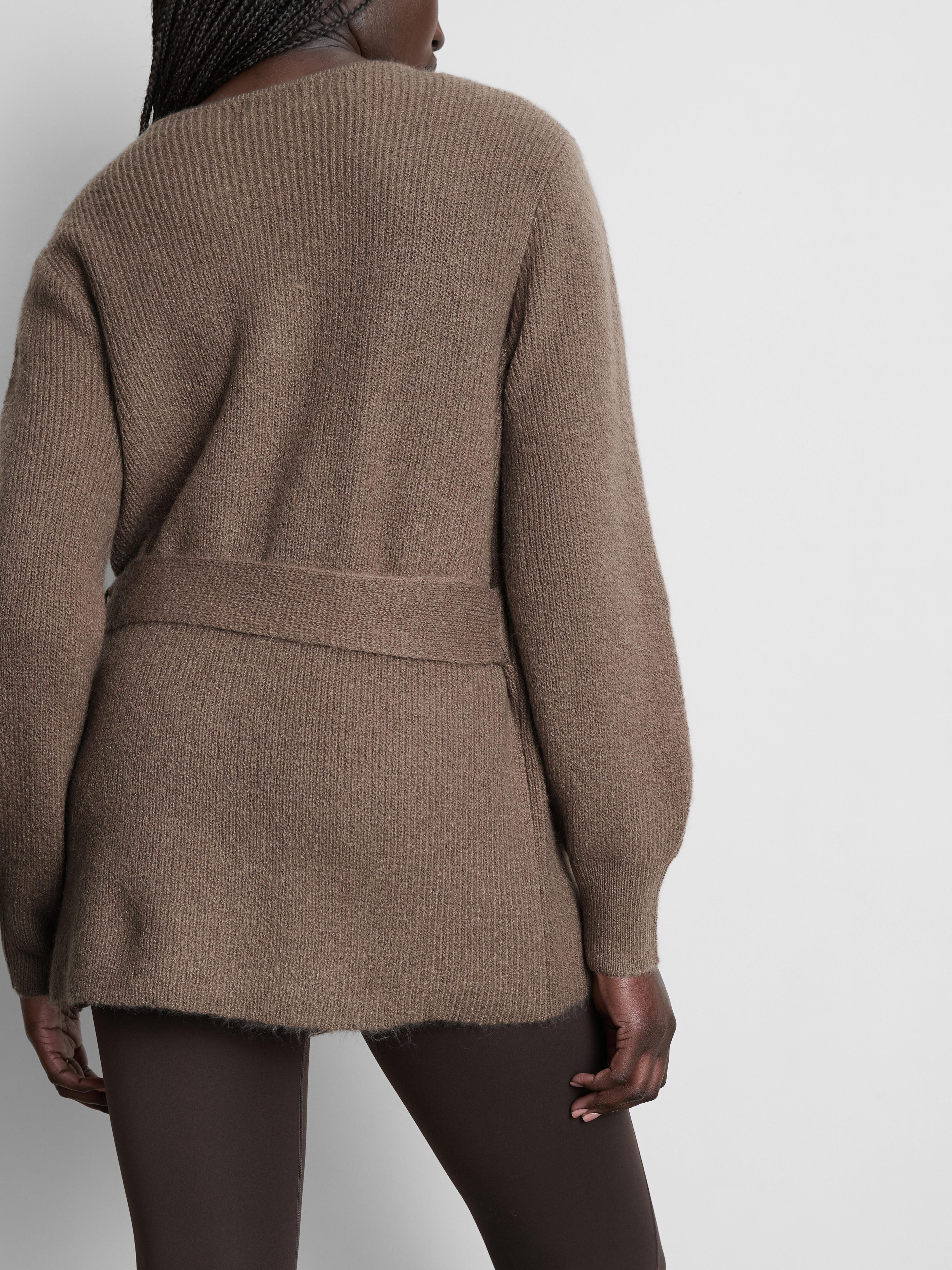 Women's Stone Rita Ora Knitted Wrap Cardigan