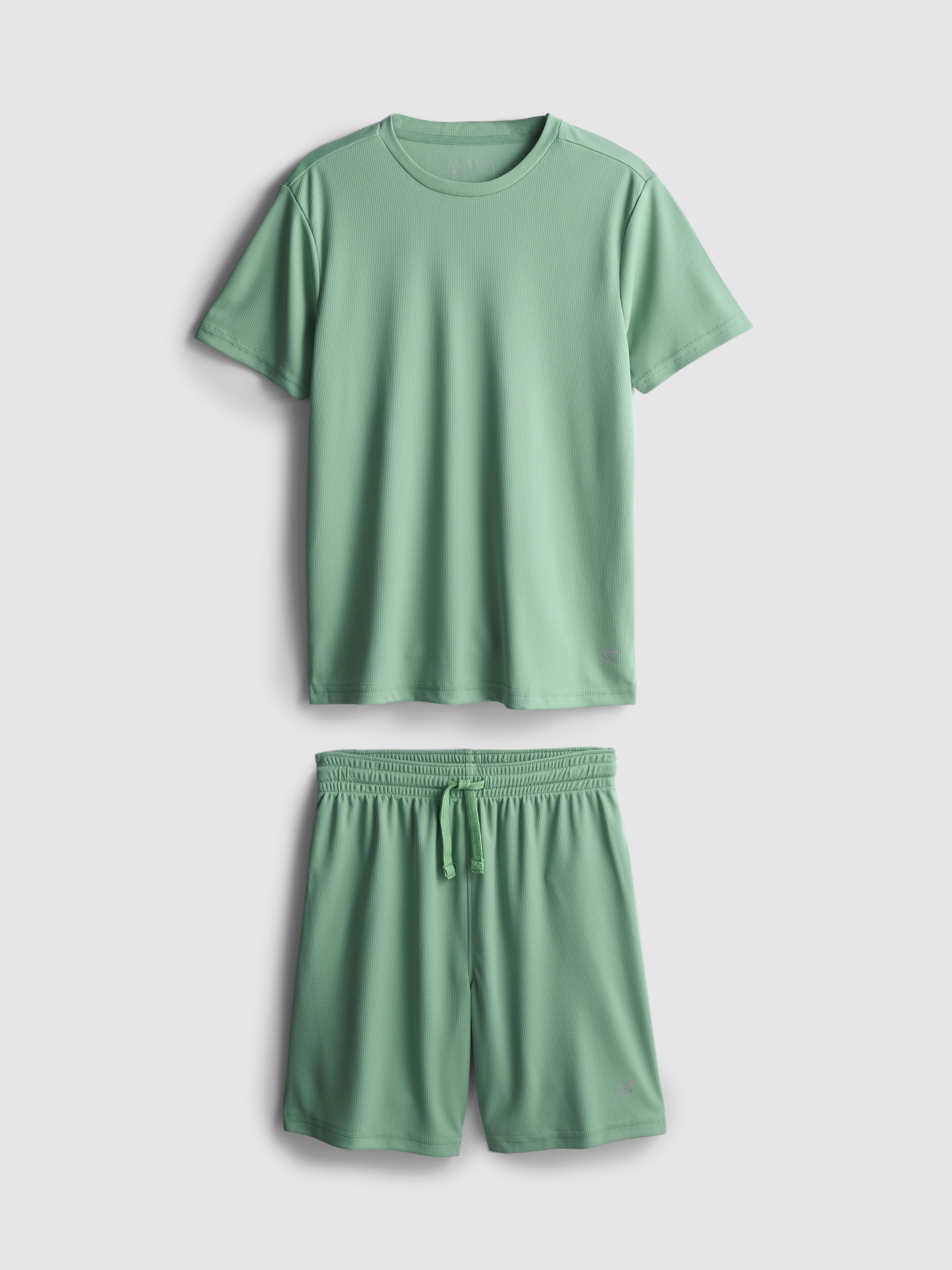 7-15 ans | Ensemble de sport Vert