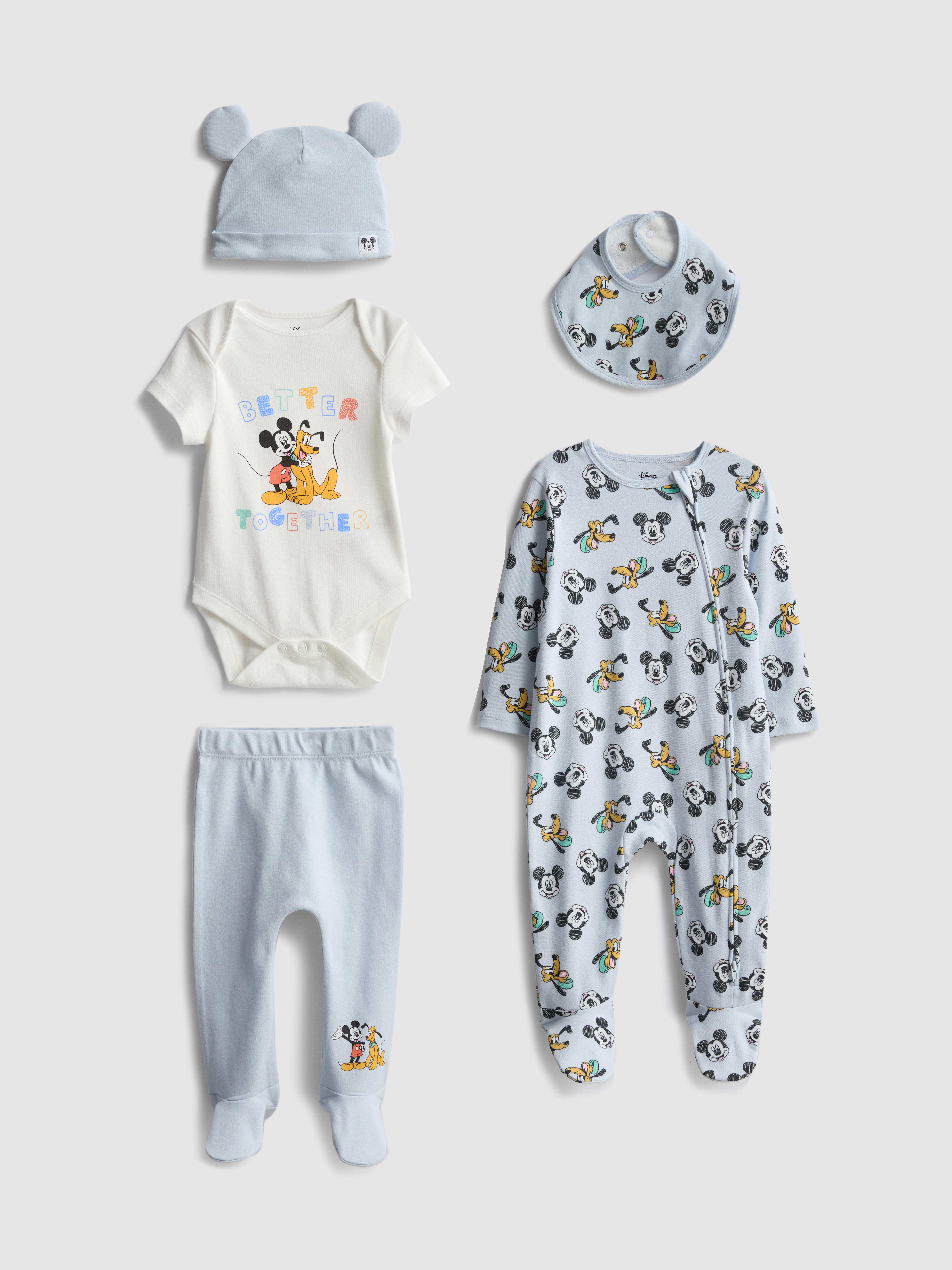 0-9mths | 5-Piece Disney’s Mickey Mouse Newborn Starter Set