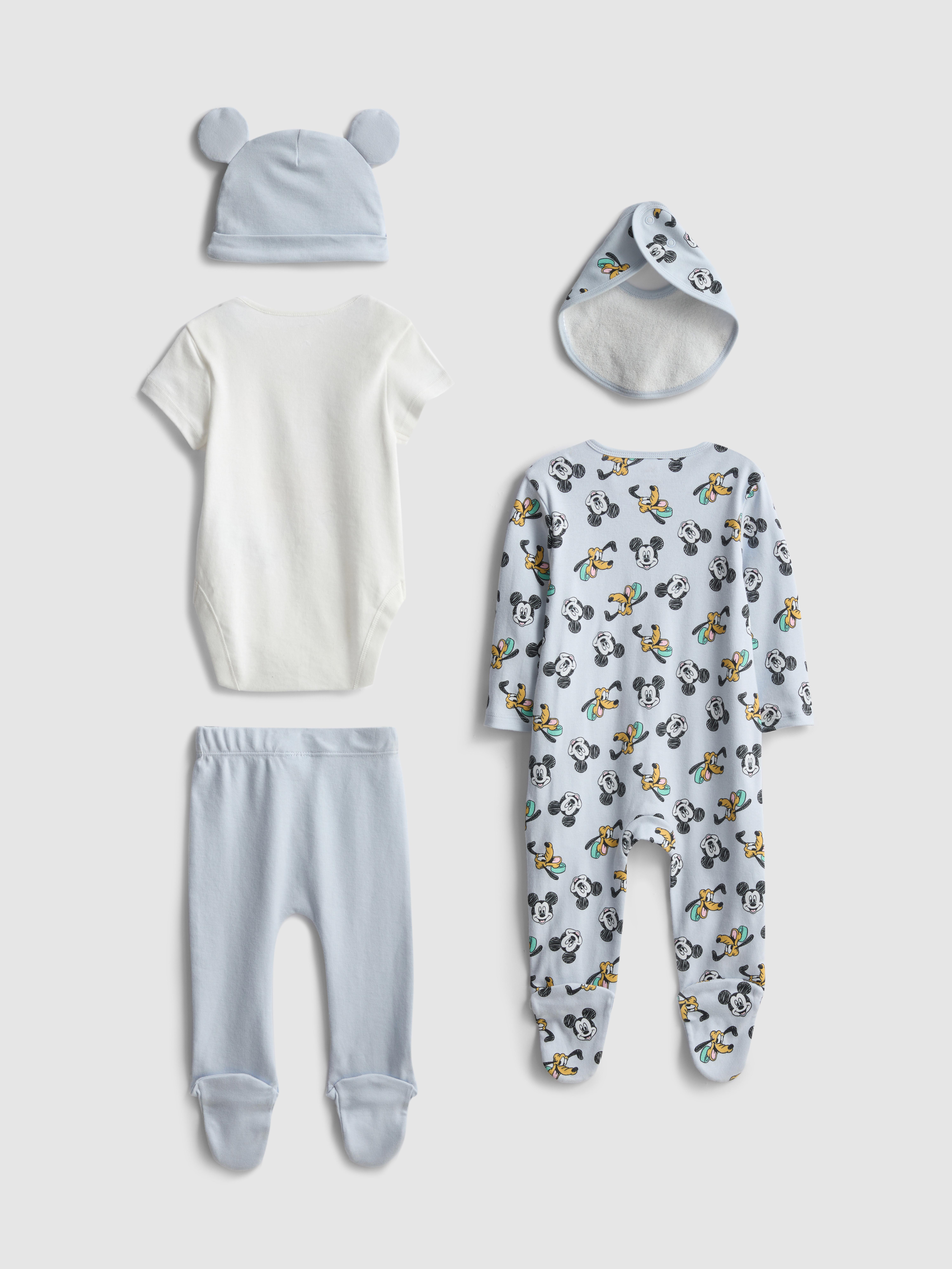 0-9mths | 5-Piece Disney’s Mickey Mouse Newborn Starter Set
