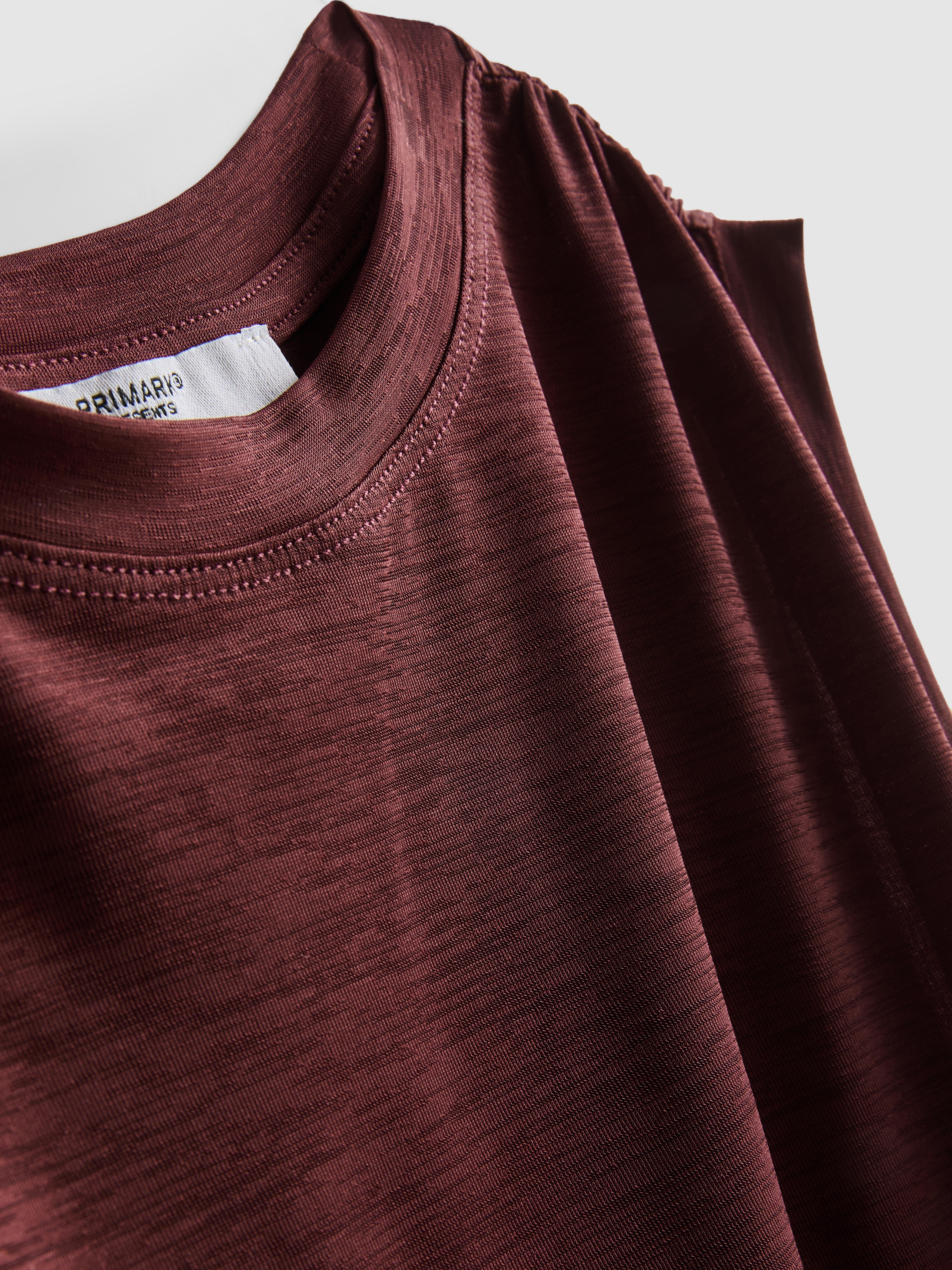 Women's Burgundy Rita Ora Active Ruched-Seam Tank Top