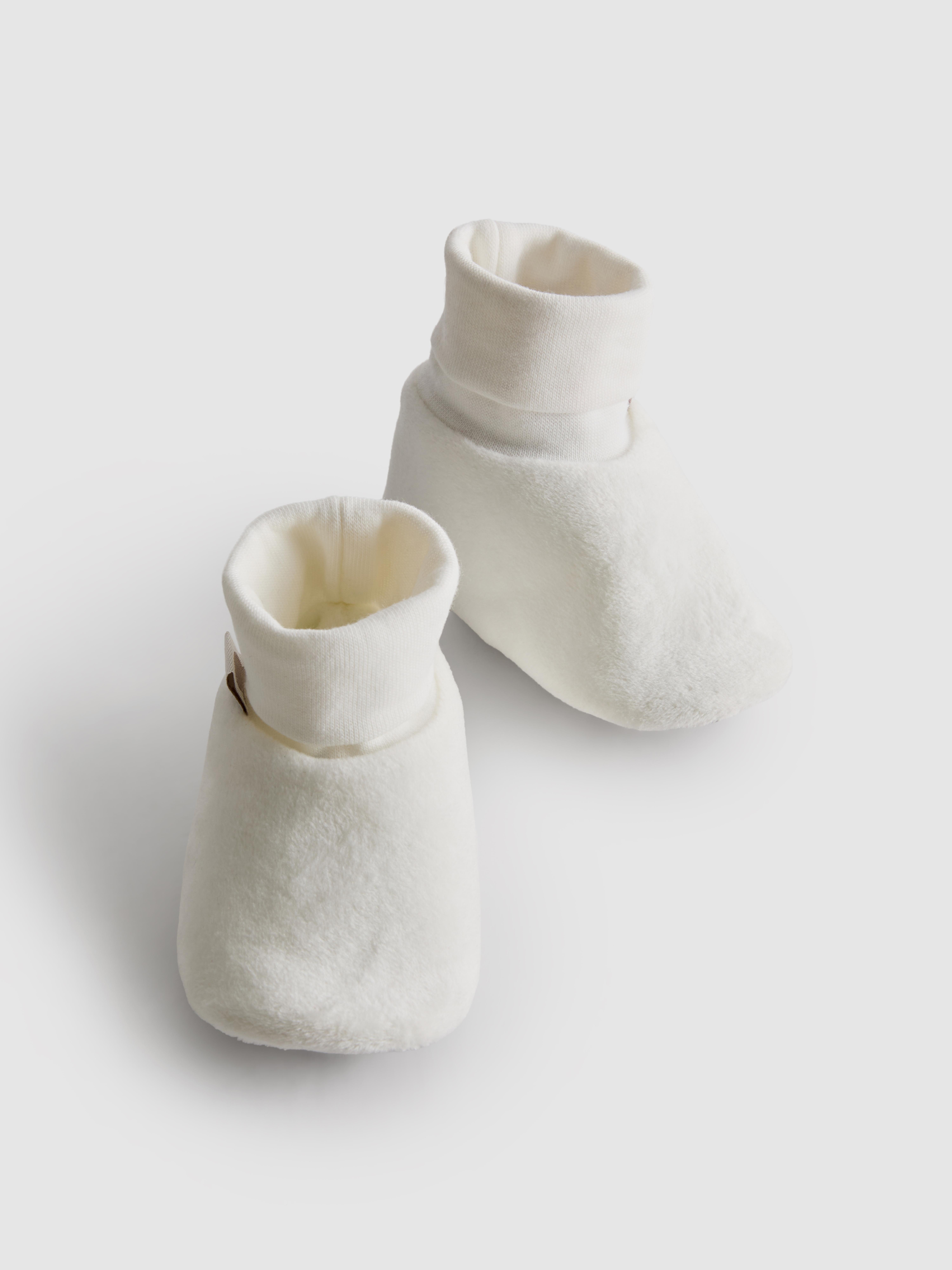 0-18mths | Newborn Socktop Slippers