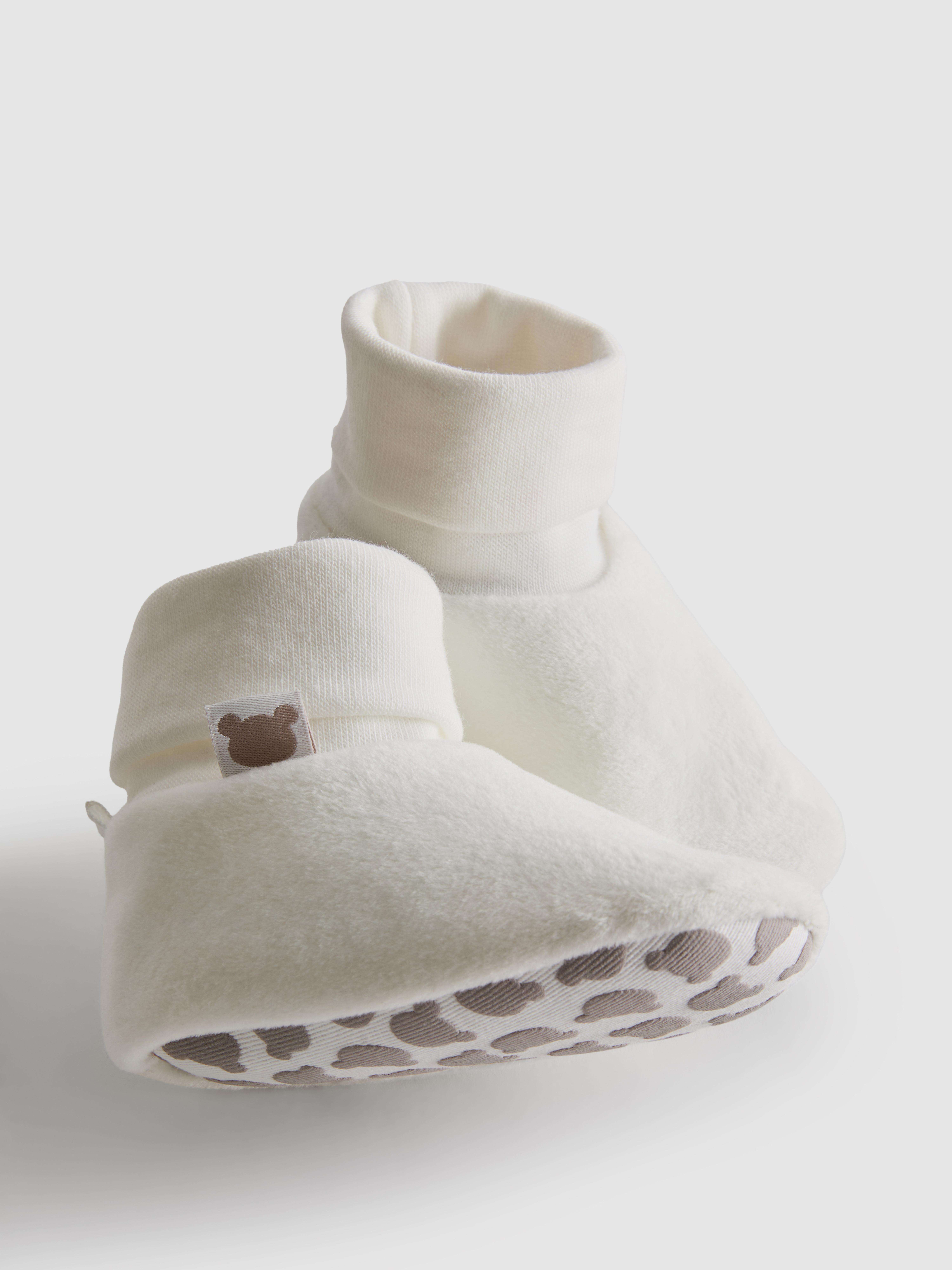 0-18mths | Newborn Socktop Slippers