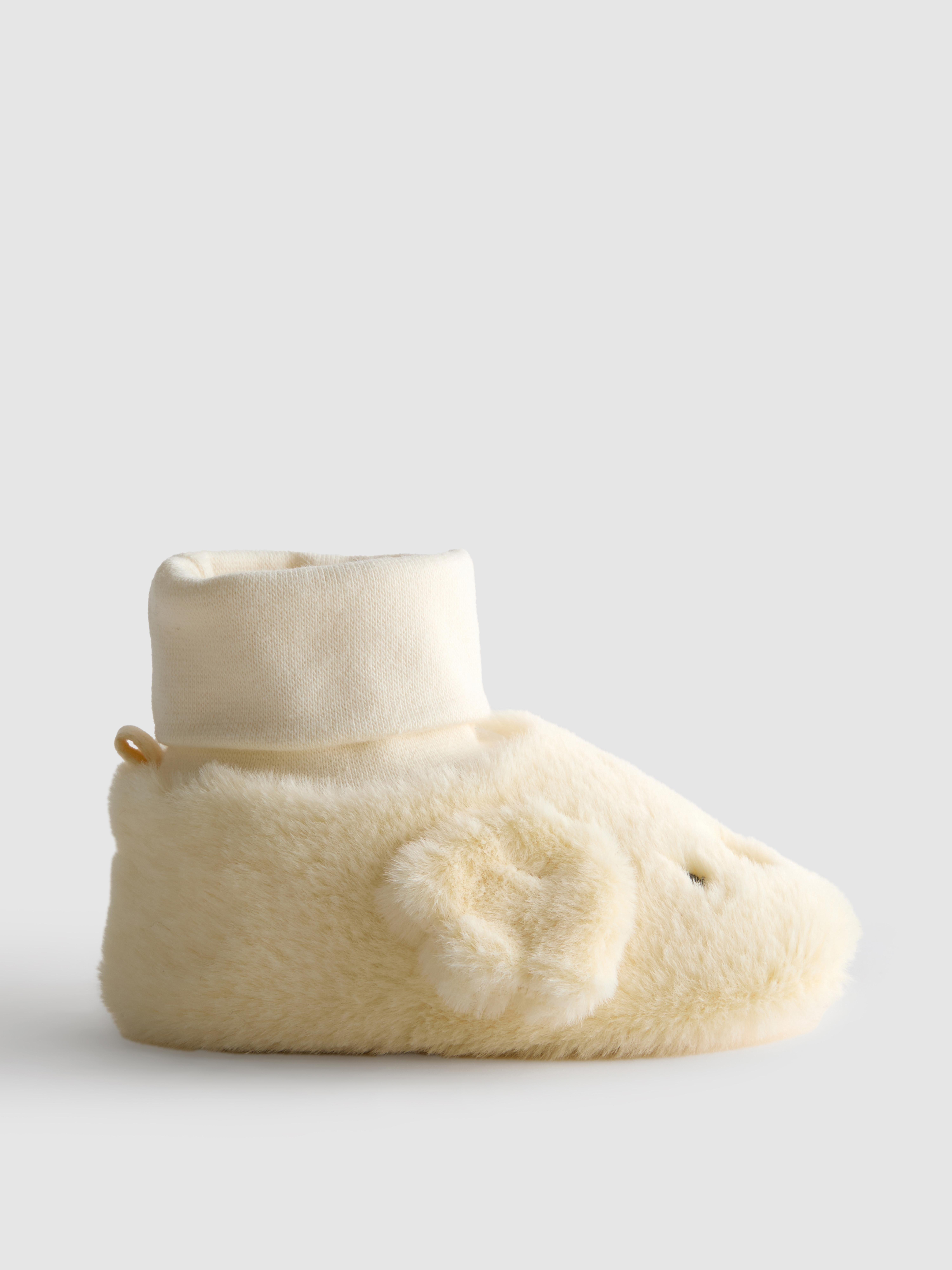 0-18mths | Chick Newborn Socktop Slippers