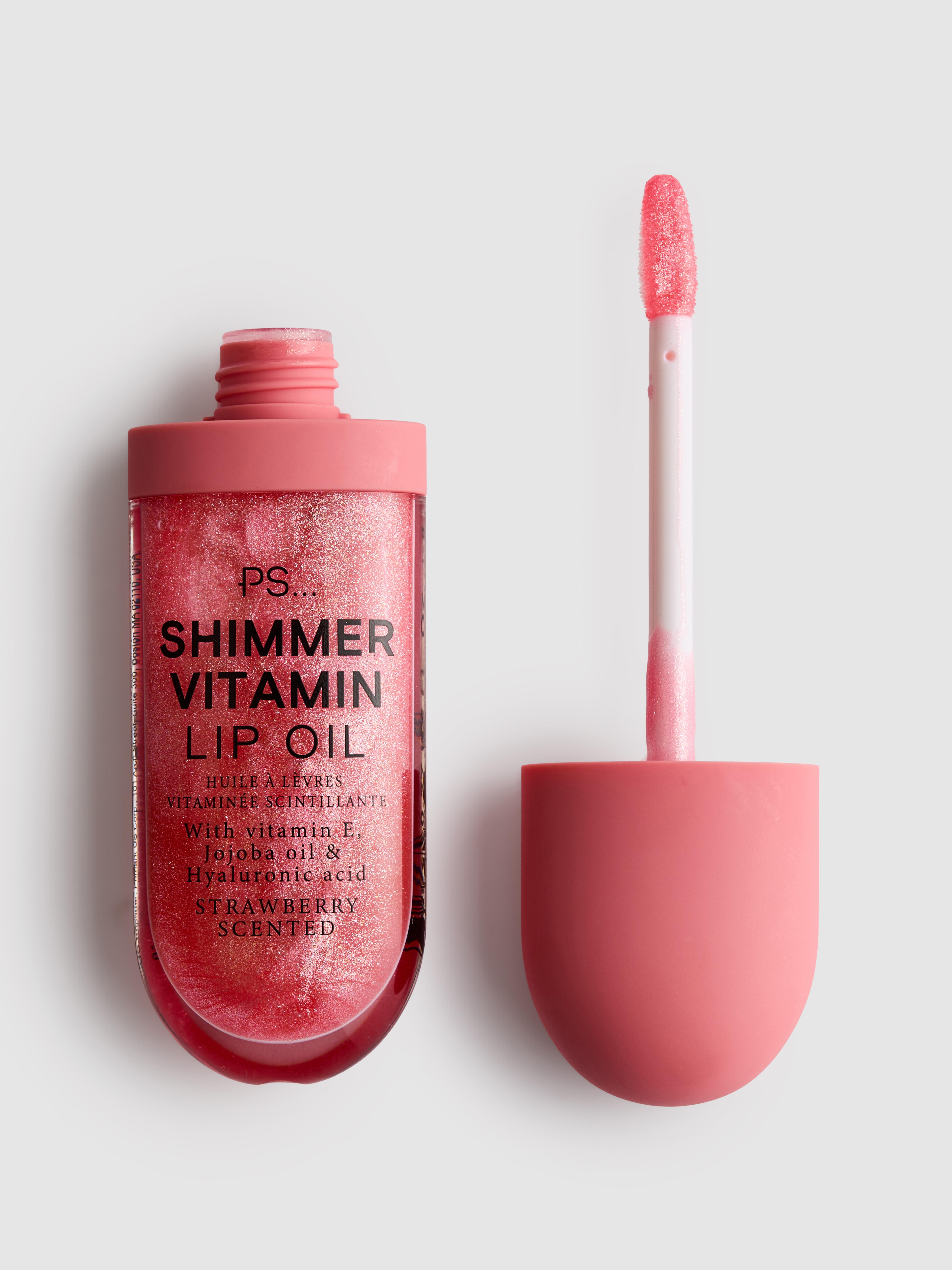PS... Duftendes, schimmerndes Lippenöl mit Vitaminen