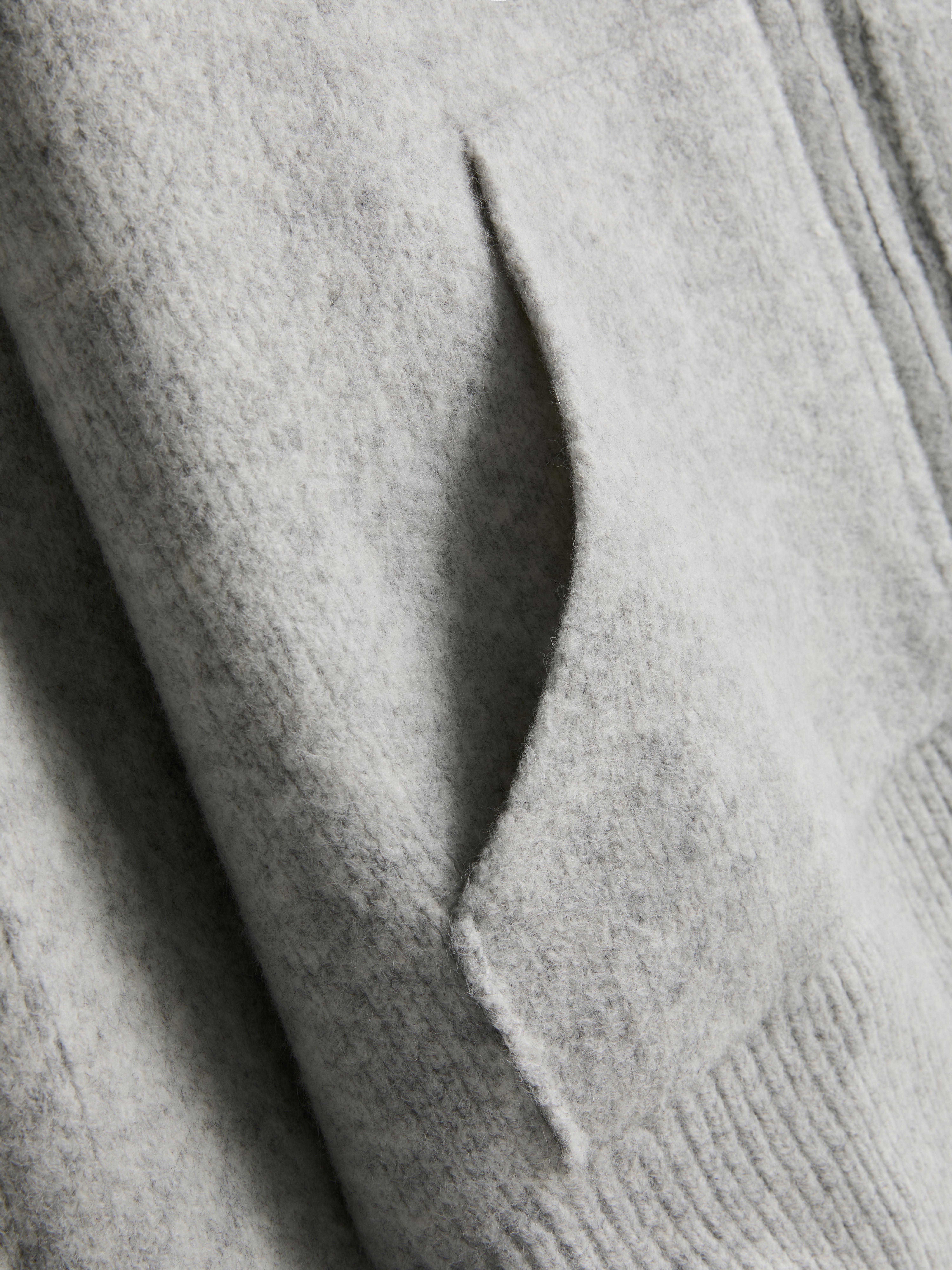 Knitted Zip Through Hoodie